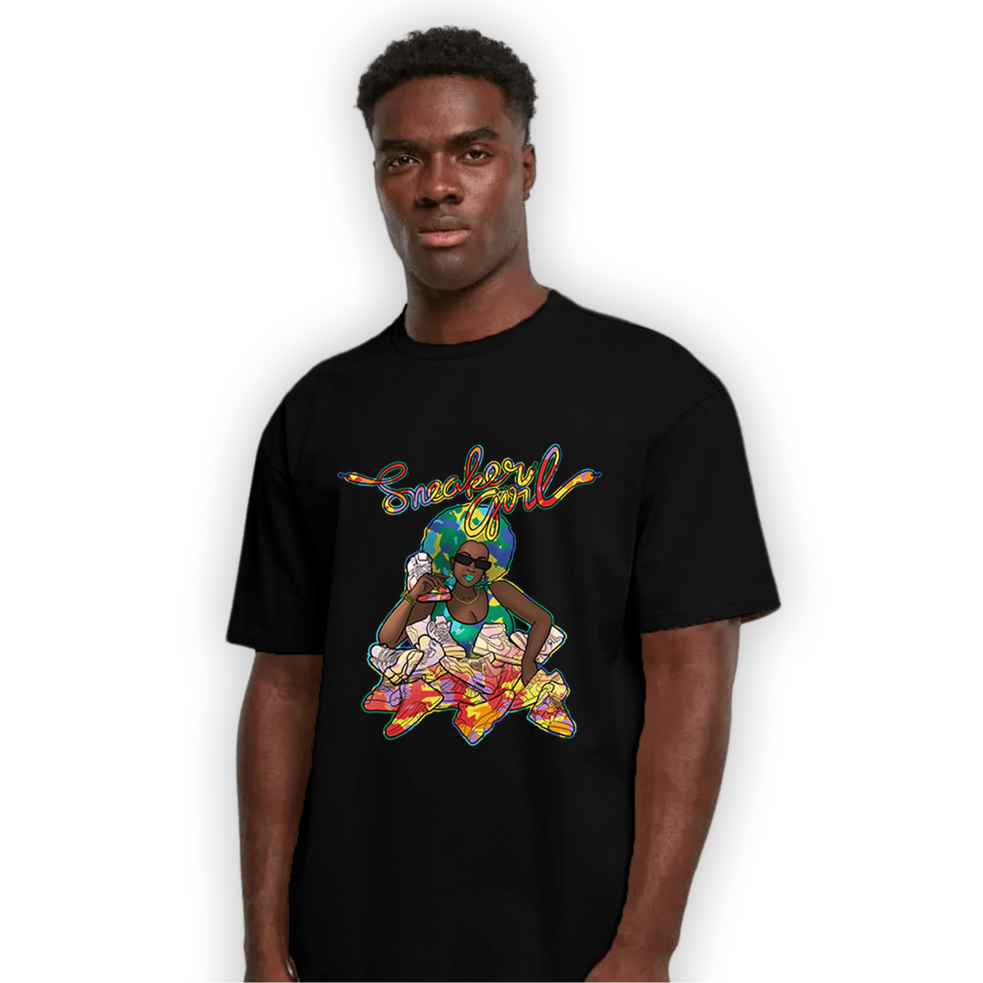 Mid GS Six Championships 1s T Shirt Match Sneaker Girl - NastyJamz