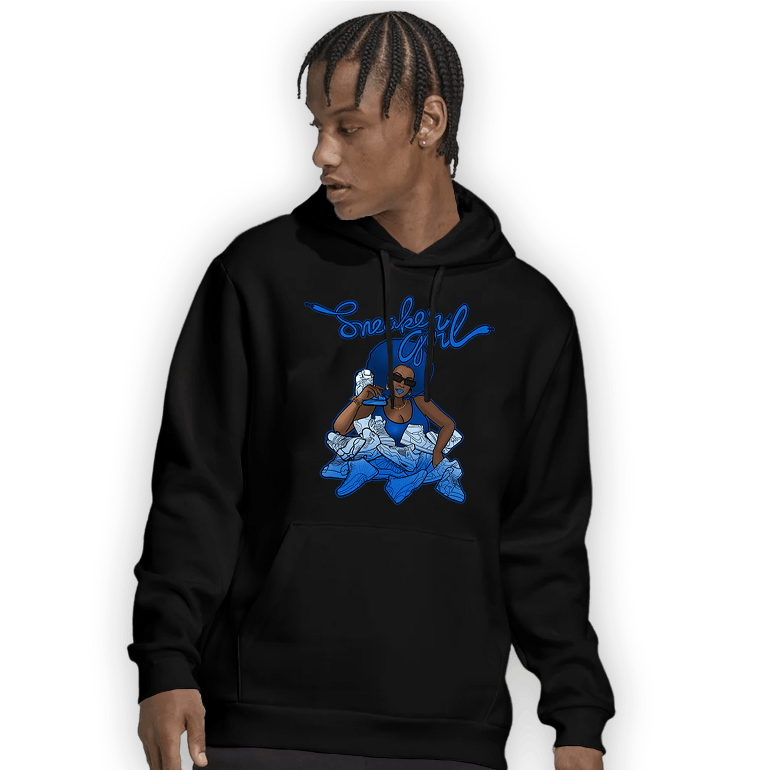 Royal Reimagined 1s Hoodie Match Sneaker Girl - NastyJamz