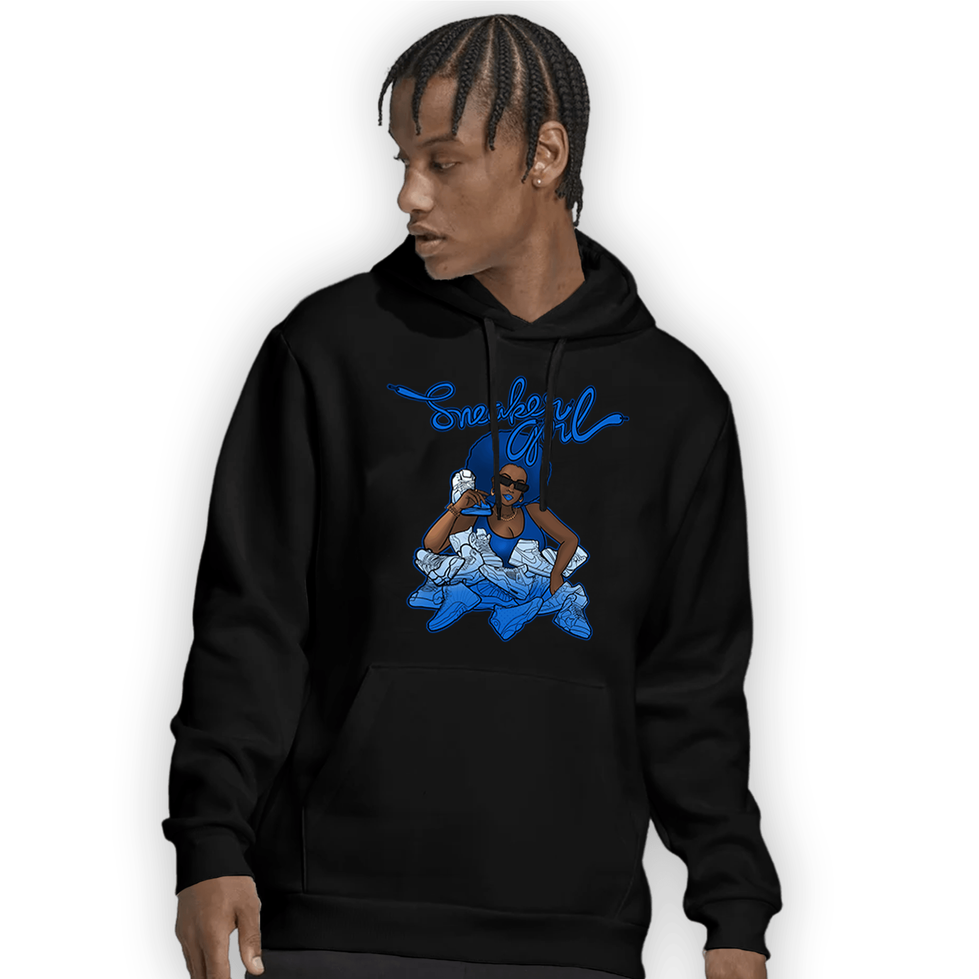 Royal Reimagined 1s Hoodie Match Sneaker Girl - NastyJamz