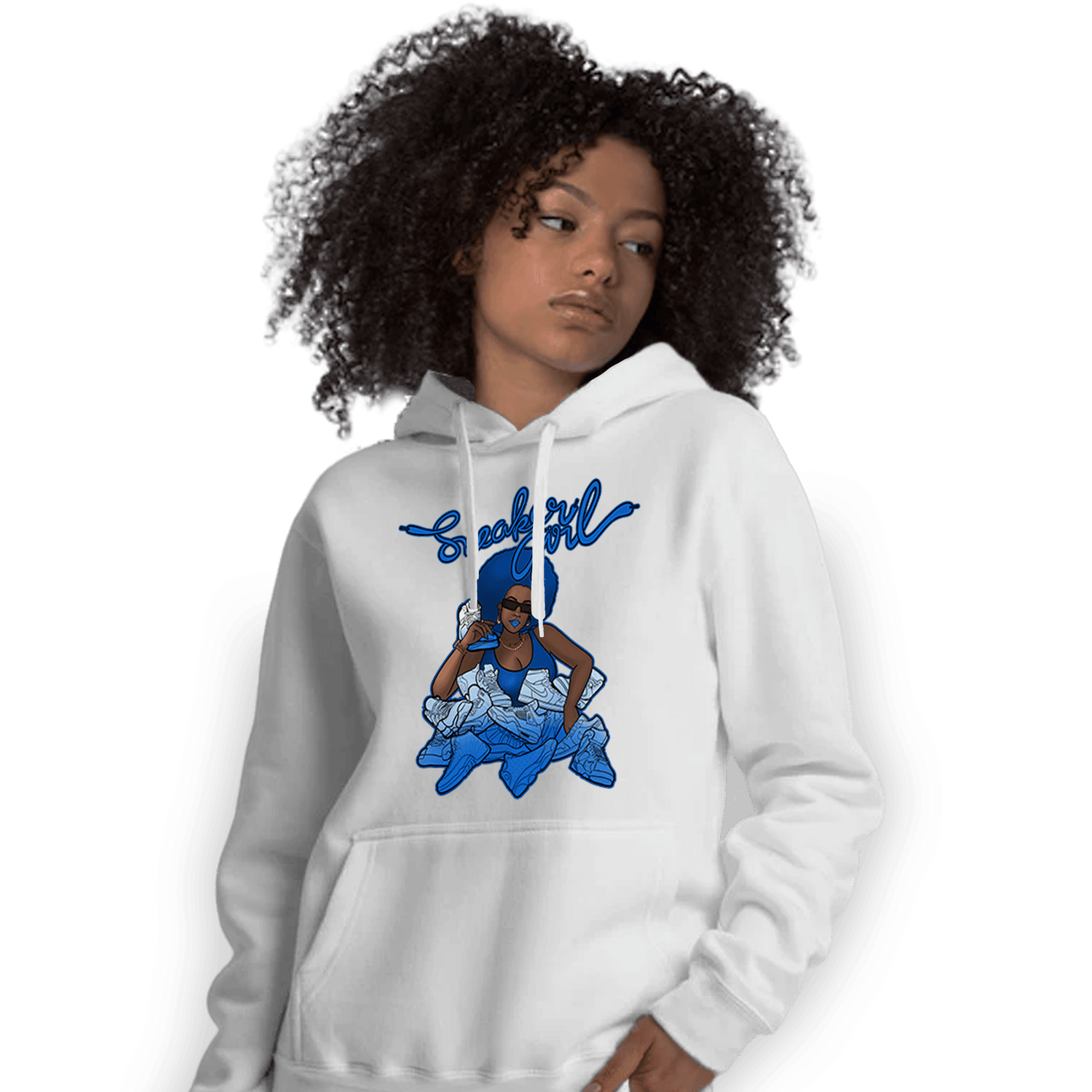 Royal Reimagined 1s Hoodie Match Sneaker Girl - NastyJamz