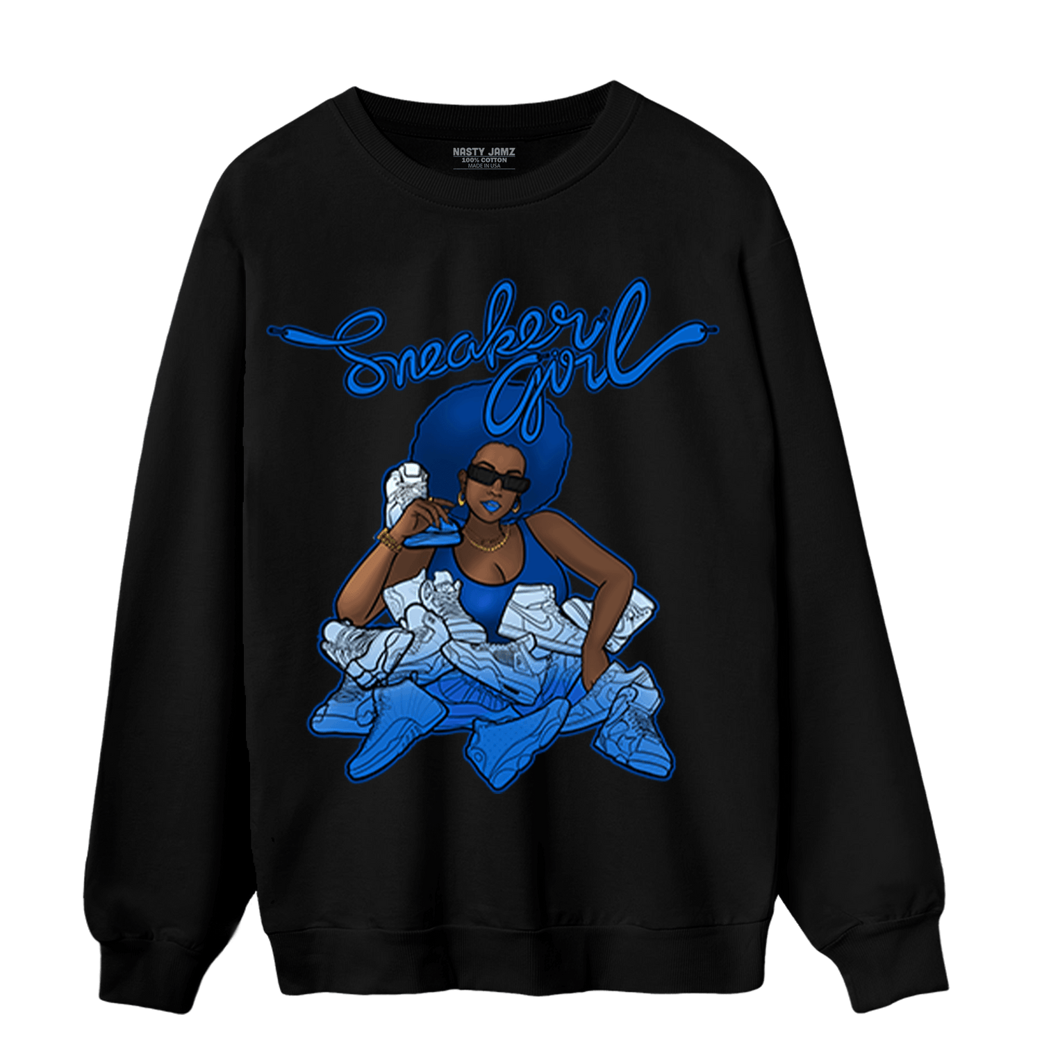 Royal Reimagined 1s Sweatshirt Match Sneaker Girl - NastyJamz