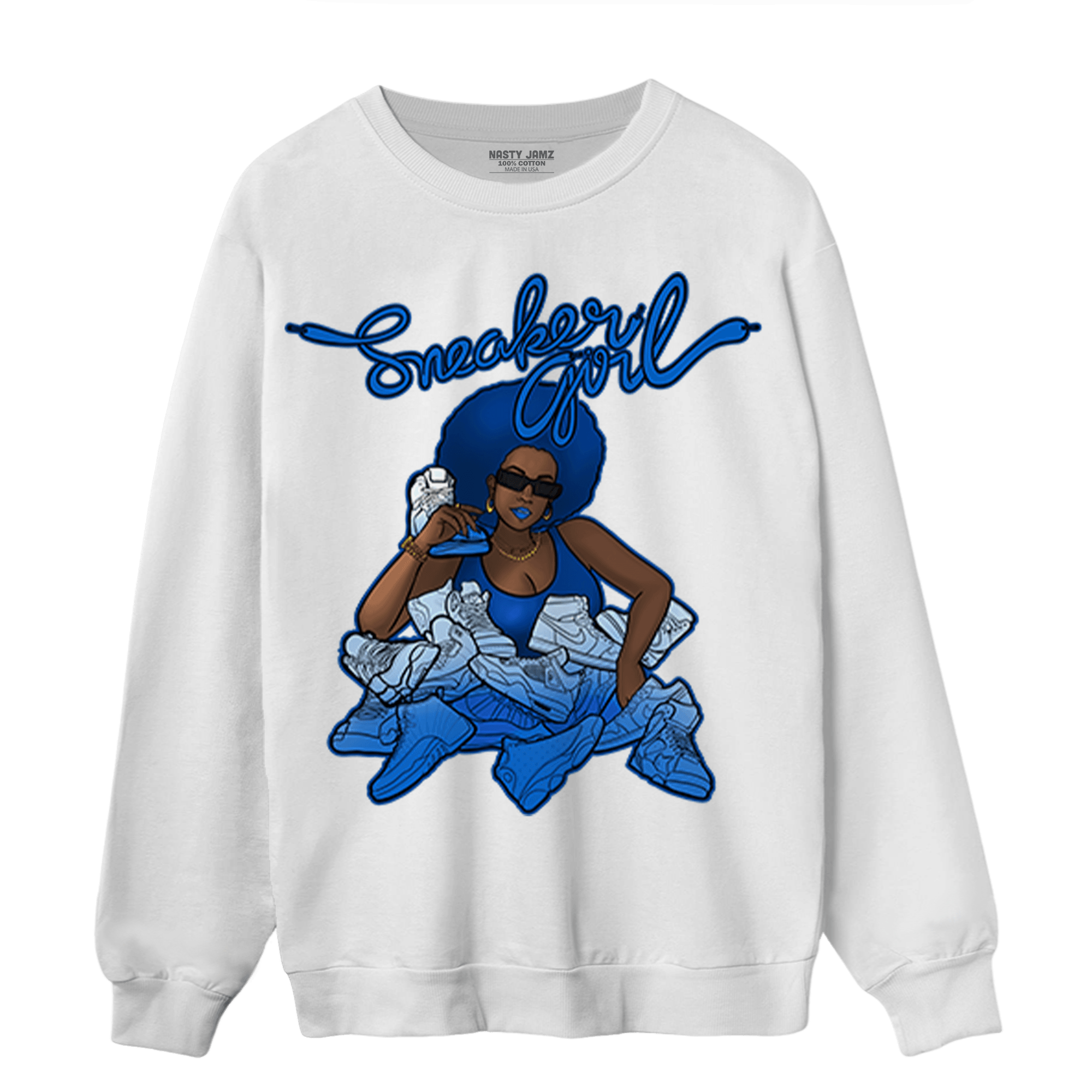 Royal Reimagined 1s Sweatshirt Match Sneaker Girl - NastyJamz