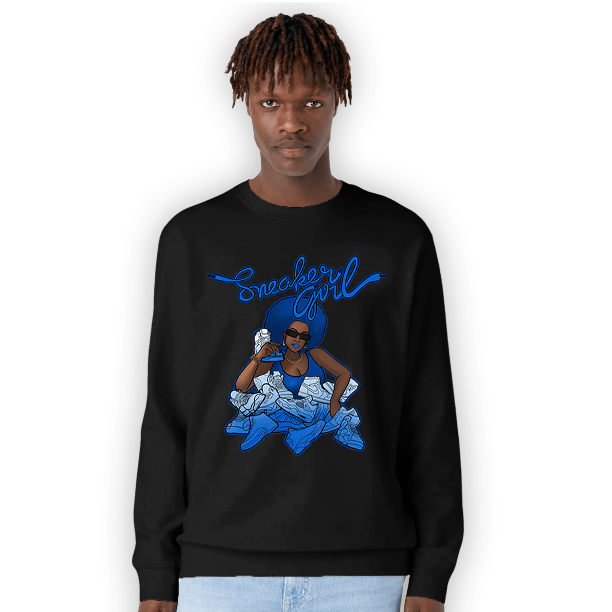 Royal Reimagined 1s Sweatshirt Match Sneaker Girl - NastyJamz