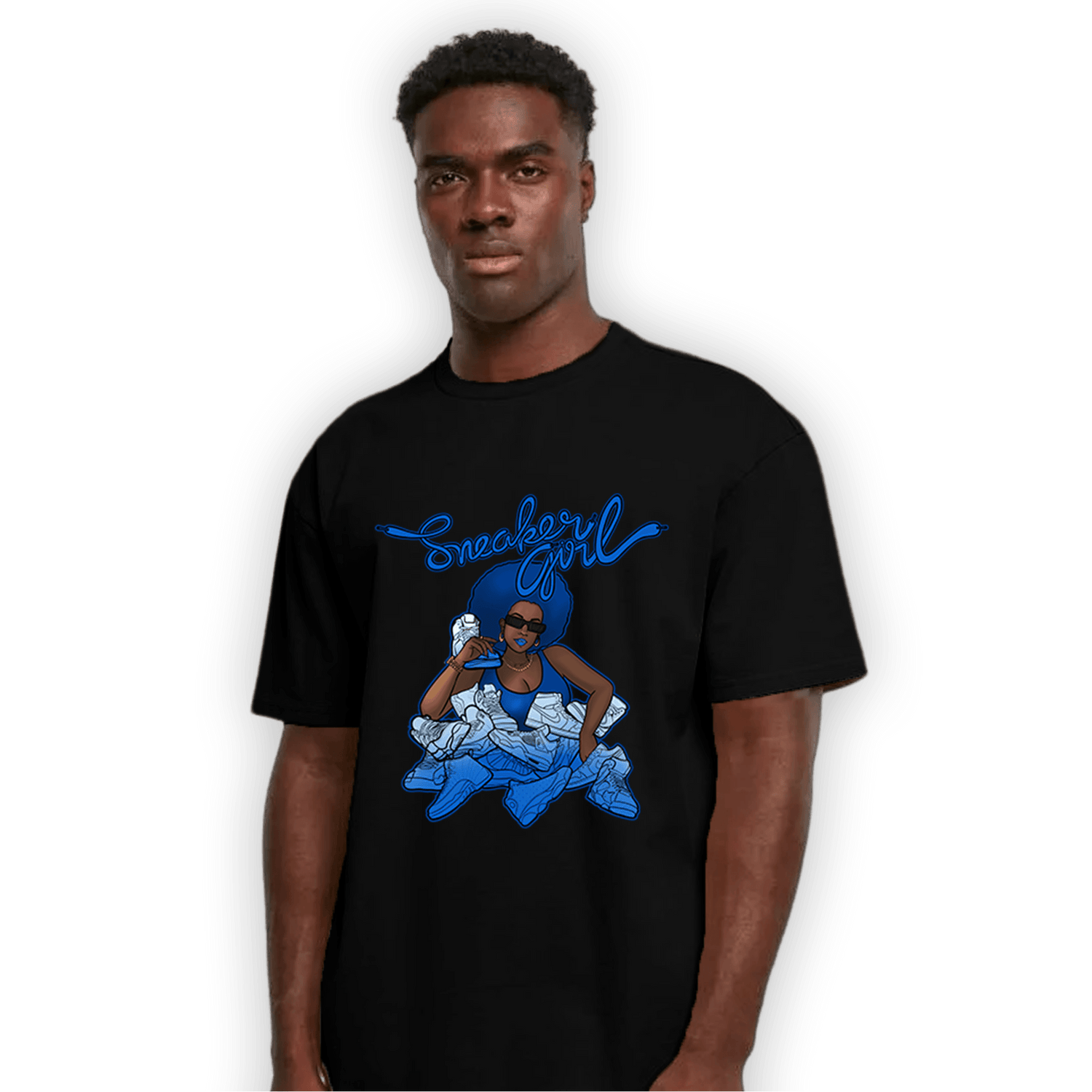 Royal Reimagined 1s T Shirt Match Sneaker Girl - NastyJamz