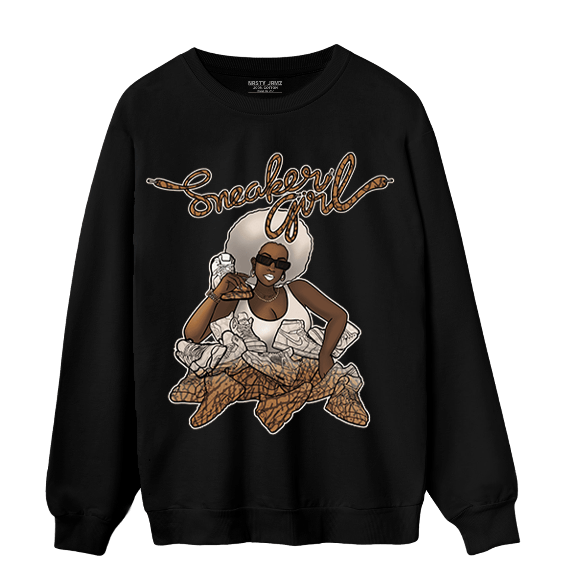 Palomino 3s Sweatshirt Match Sneaker Girl - NastyJamz