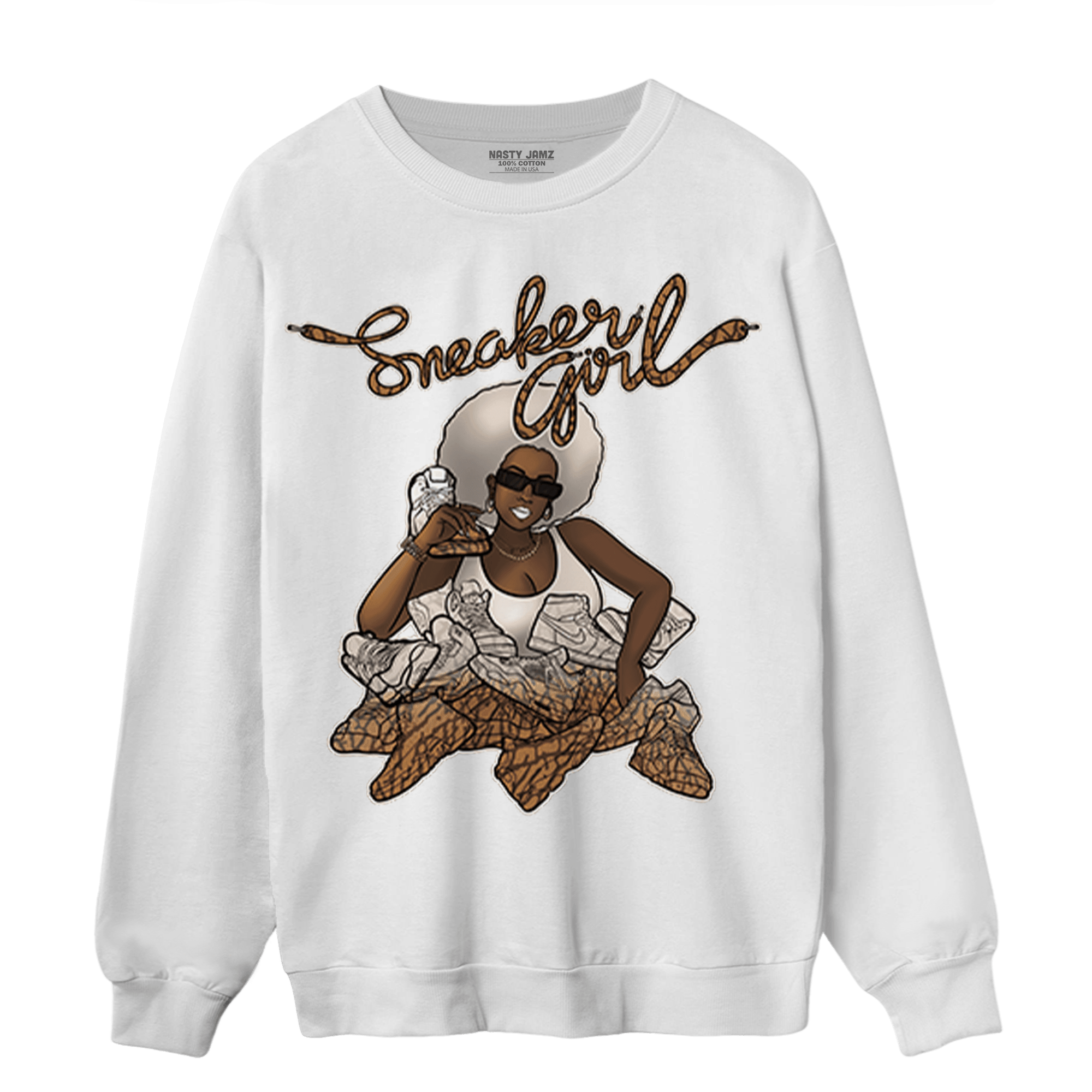Palomino 3s Sweatshirt Match Sneaker Girl - NastyJamz