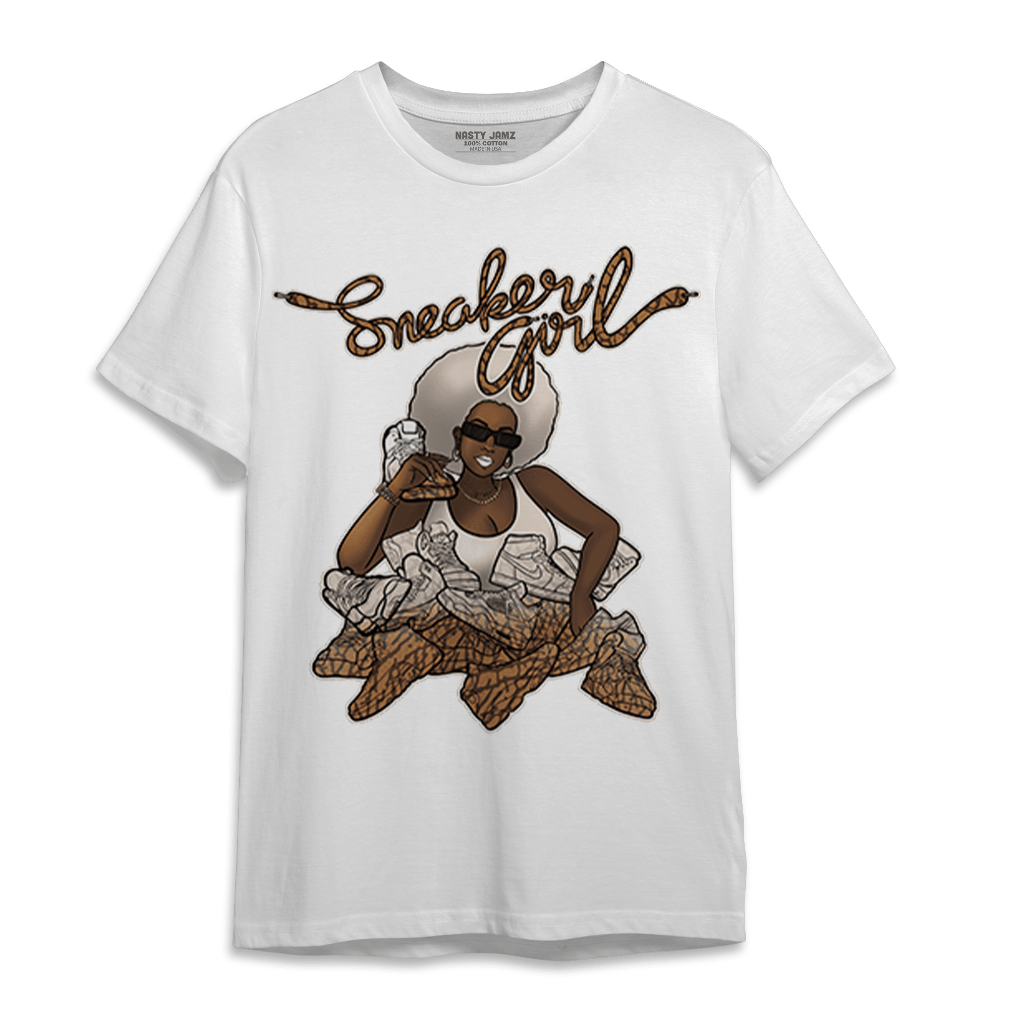 Palomino 3s T Shirt Match Sneaker Girl - NastyJamz