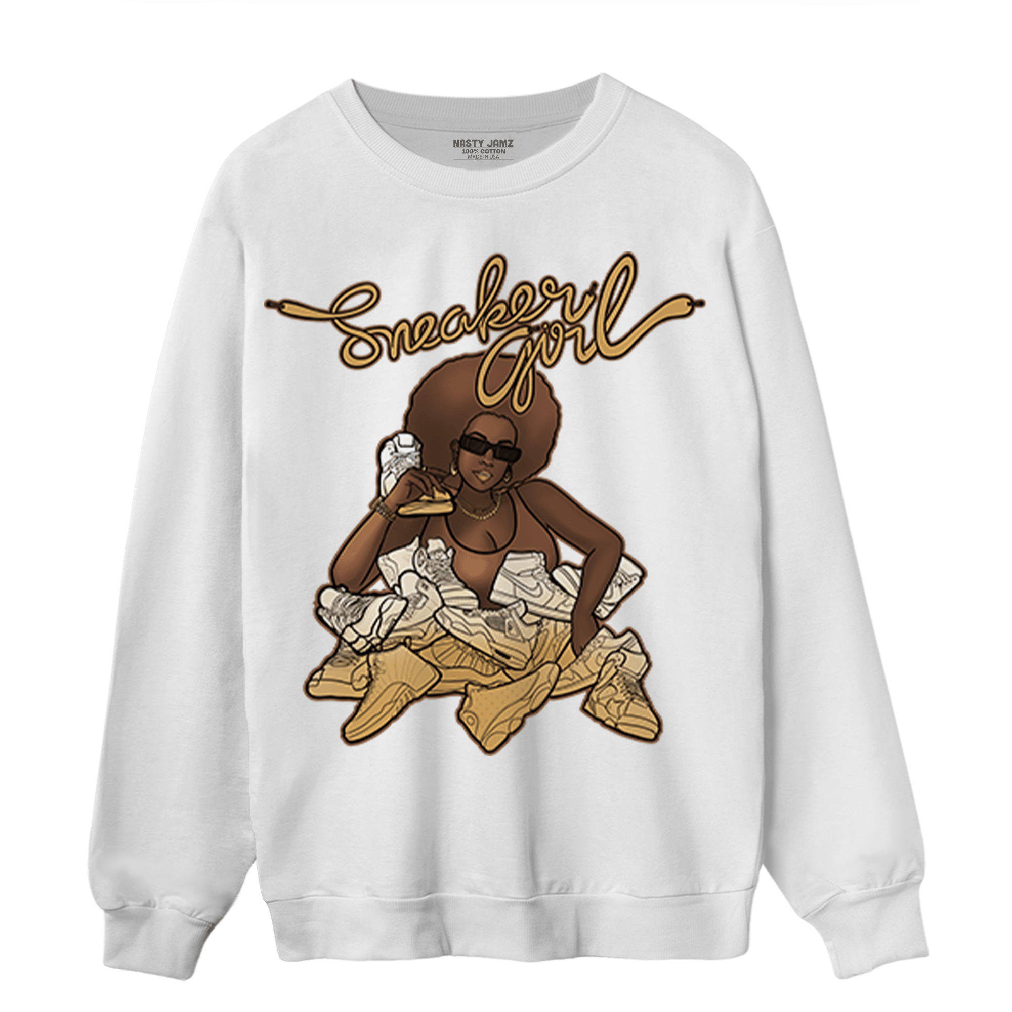 Cacao Wow 4s Sweatshirt Match Sneaker Girl - NastyJamz