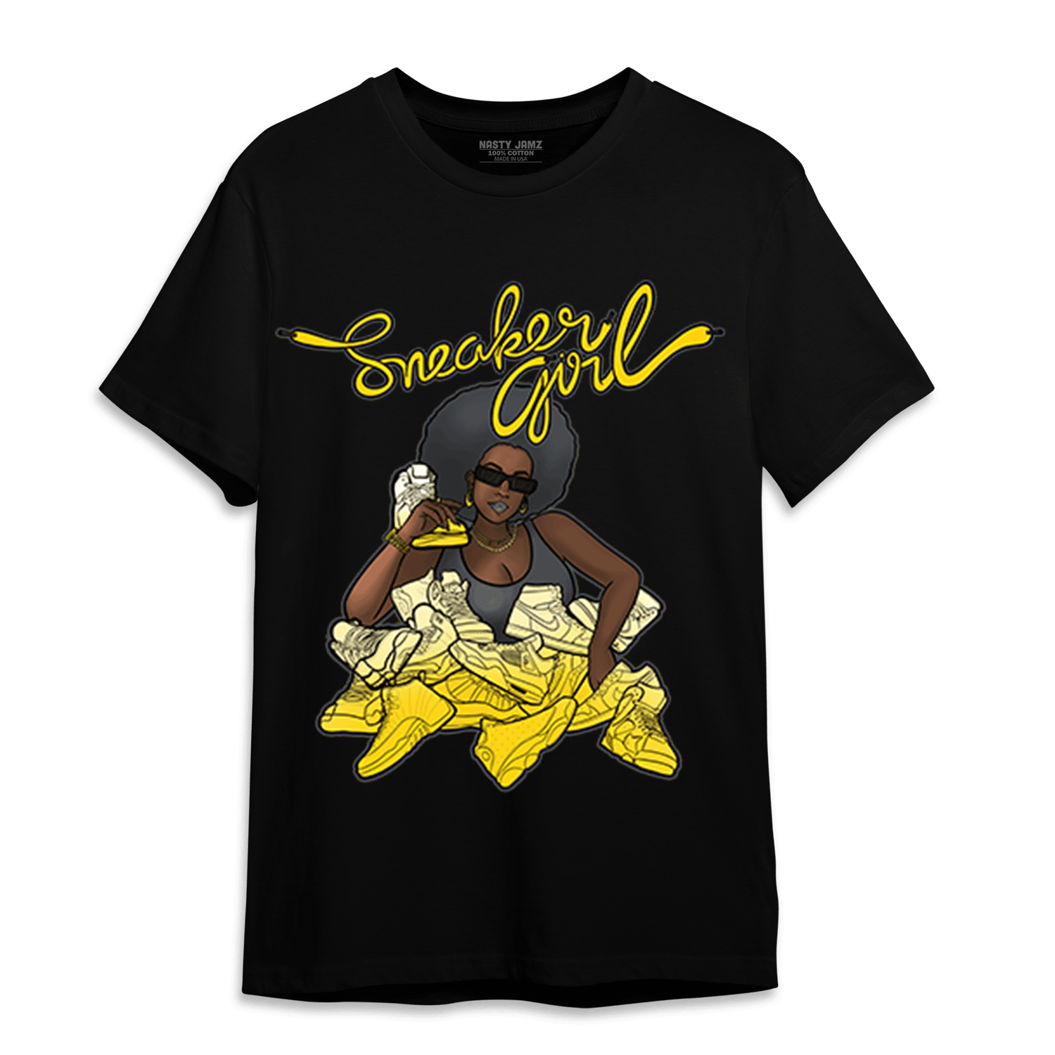Thunder 4s T Shirt Match Sneaker Girl - NastyJamz