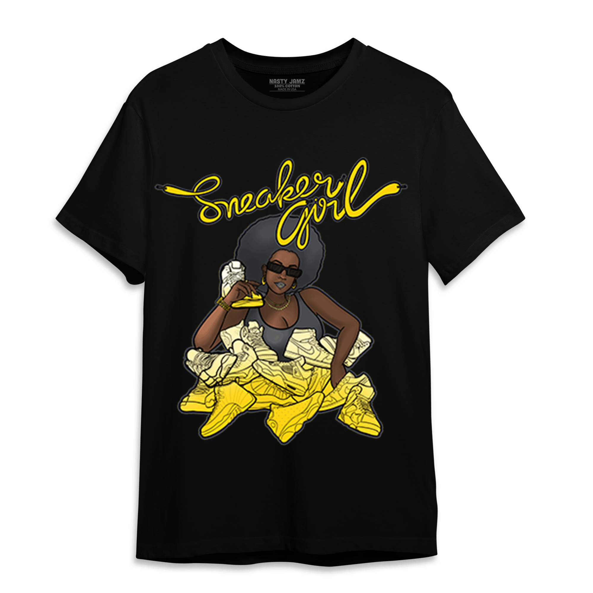 Thunder 4s T Shirt Match Sneaker Girl - NastyJamz