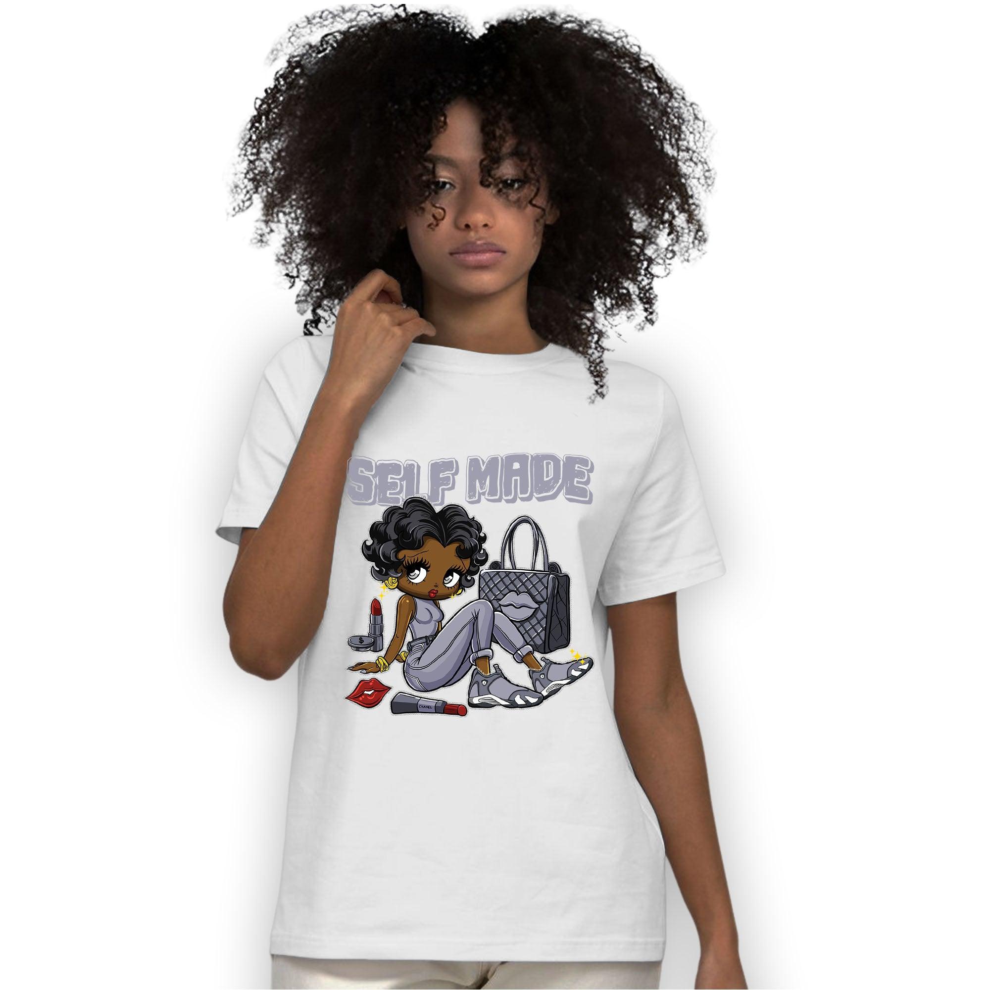 Stealth 14s T Shirt Match Sneaker Girl Selfmade - NastyJamz