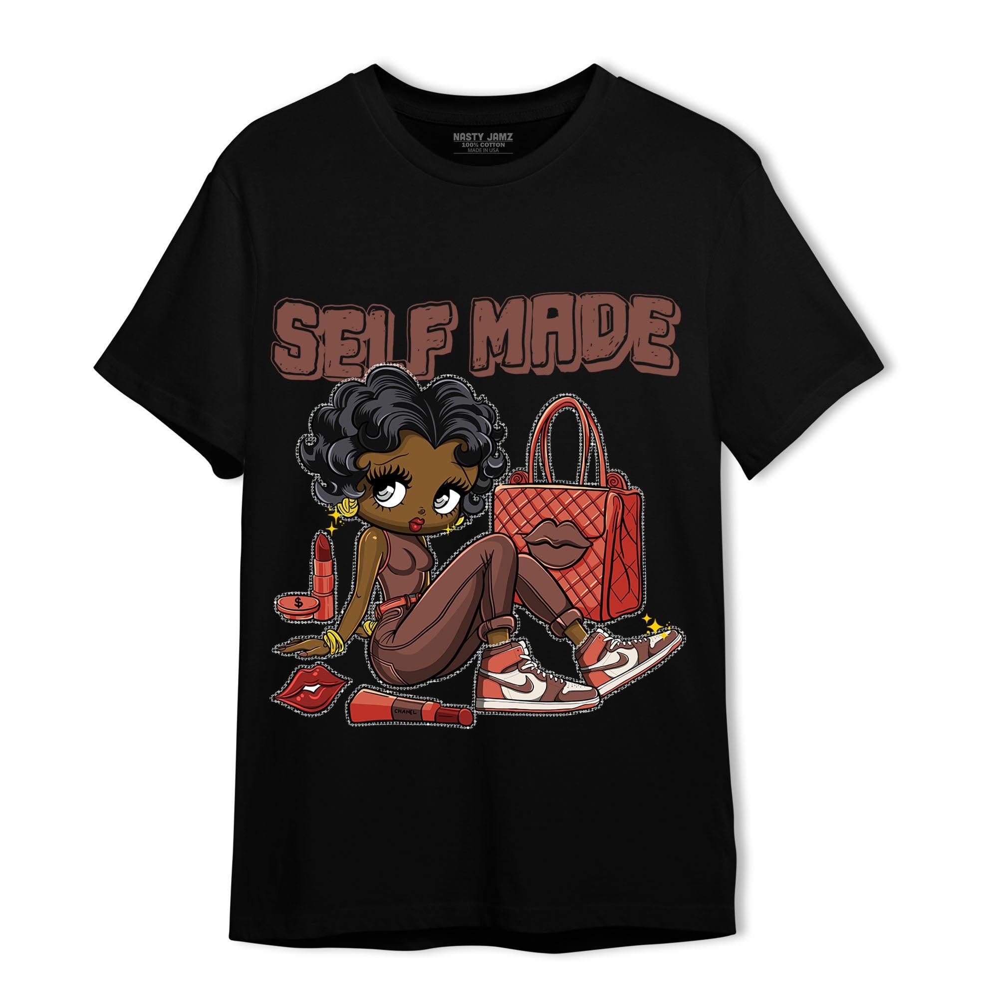 High OG Dusted Clay 1s T Shirt Match Sneaker Girl Selfmade - NastyJamz