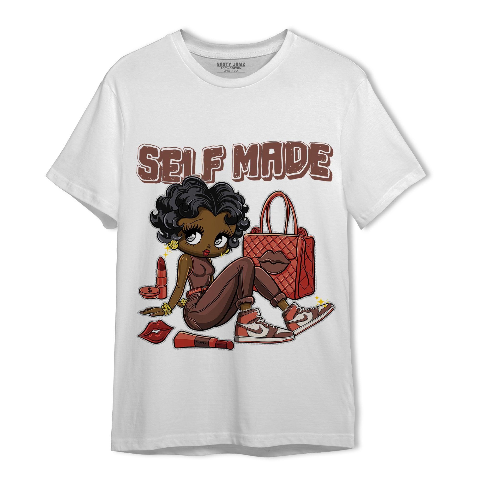 High OG Dusted Clay 1s T Shirt Match Sneaker Girl Selfmade - NastyJamz