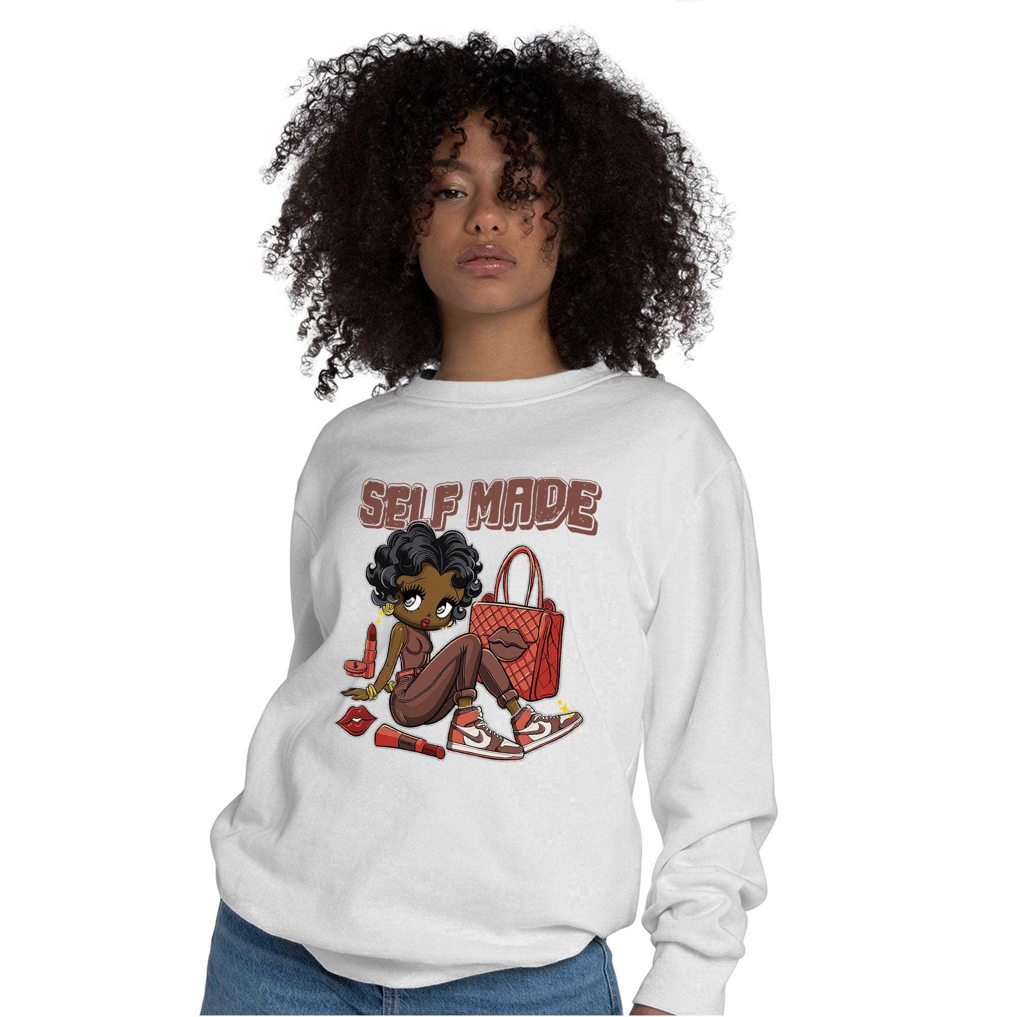 High OG Dusted Clay 1s Sweatshirt Match Sneaker Girl Selfmade - NastyJamz