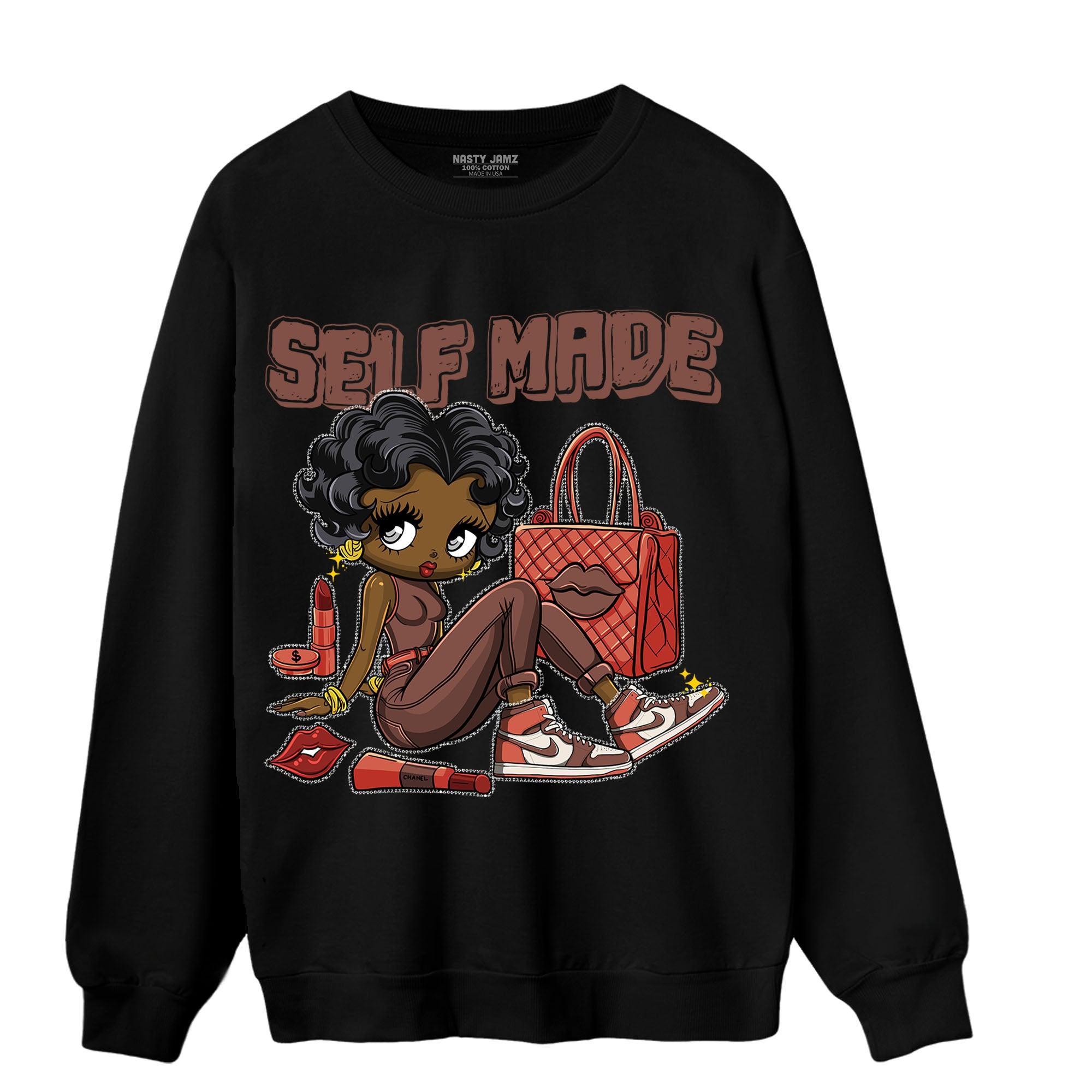 High OG Dusted Clay 1s Sweatshirt Match Sneaker Girl Selfmade - NastyJamz