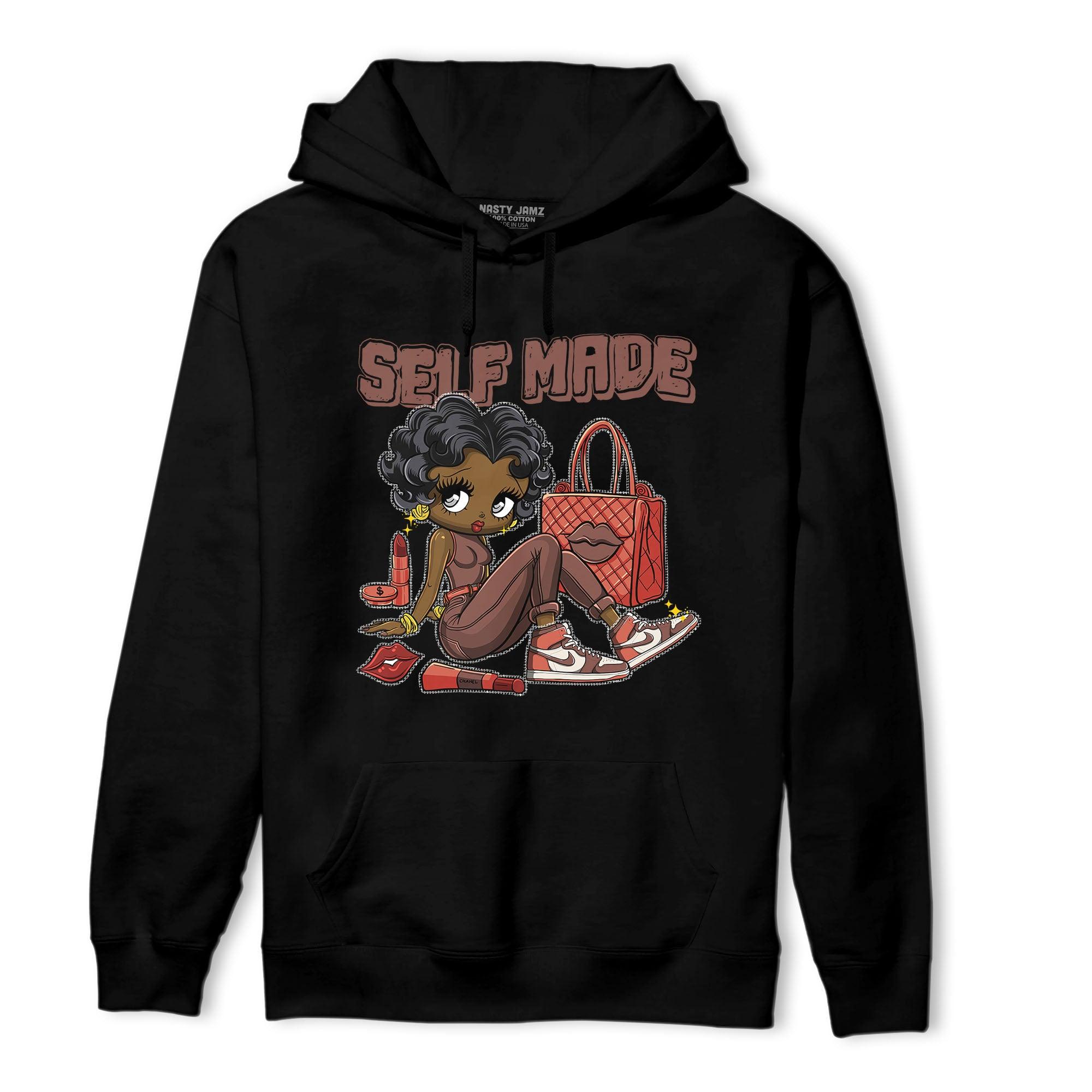 High OG Dusted Clay 1s Hoodie Match Sneaker Girl Selfmade - NastyJamz