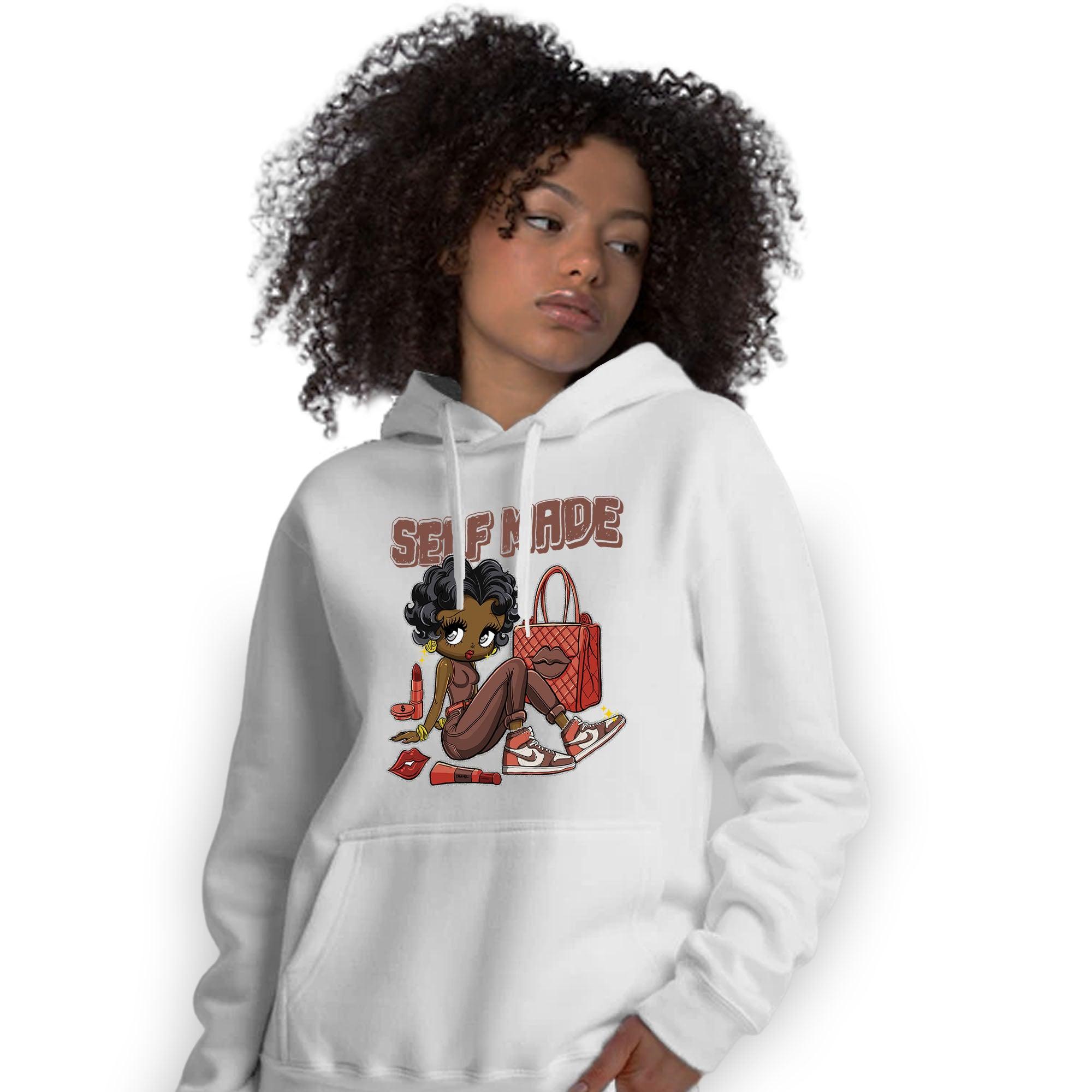 High OG Dusted Clay 1s Hoodie Match Sneaker Girl Selfmade - NastyJamz
