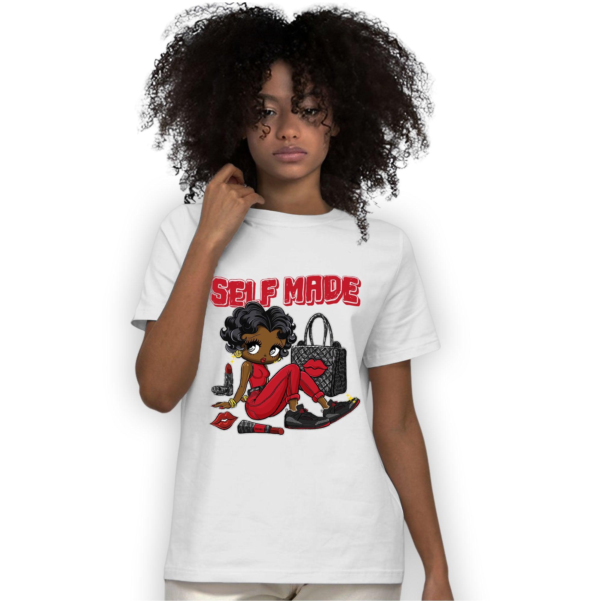 Spizike Low Bred T Shirt Match Sneaker Girl Selfmade - NastyJamz