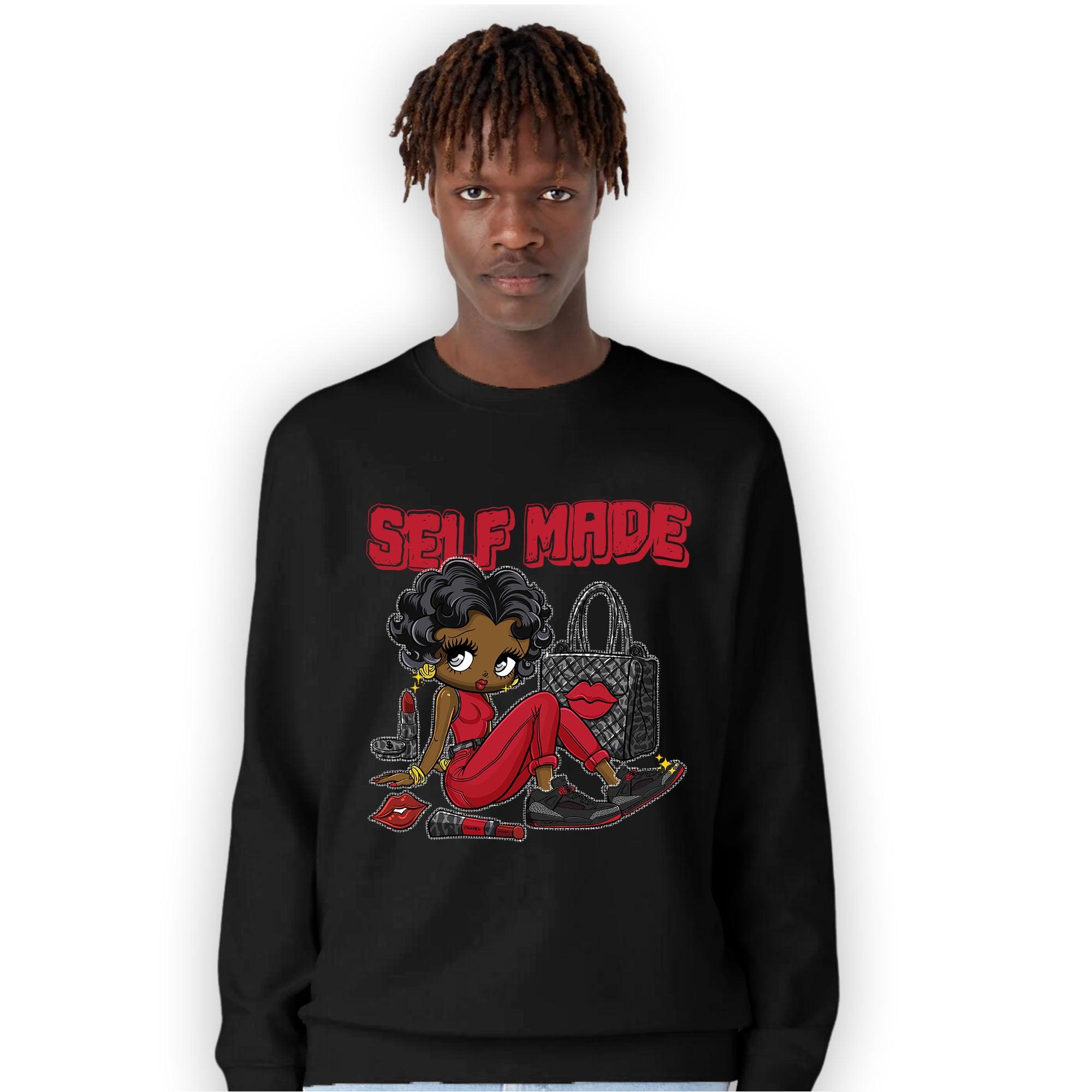Spizike Low Bred Sweatshirt Match Sneaker Girl Selfmade - NastyJamz