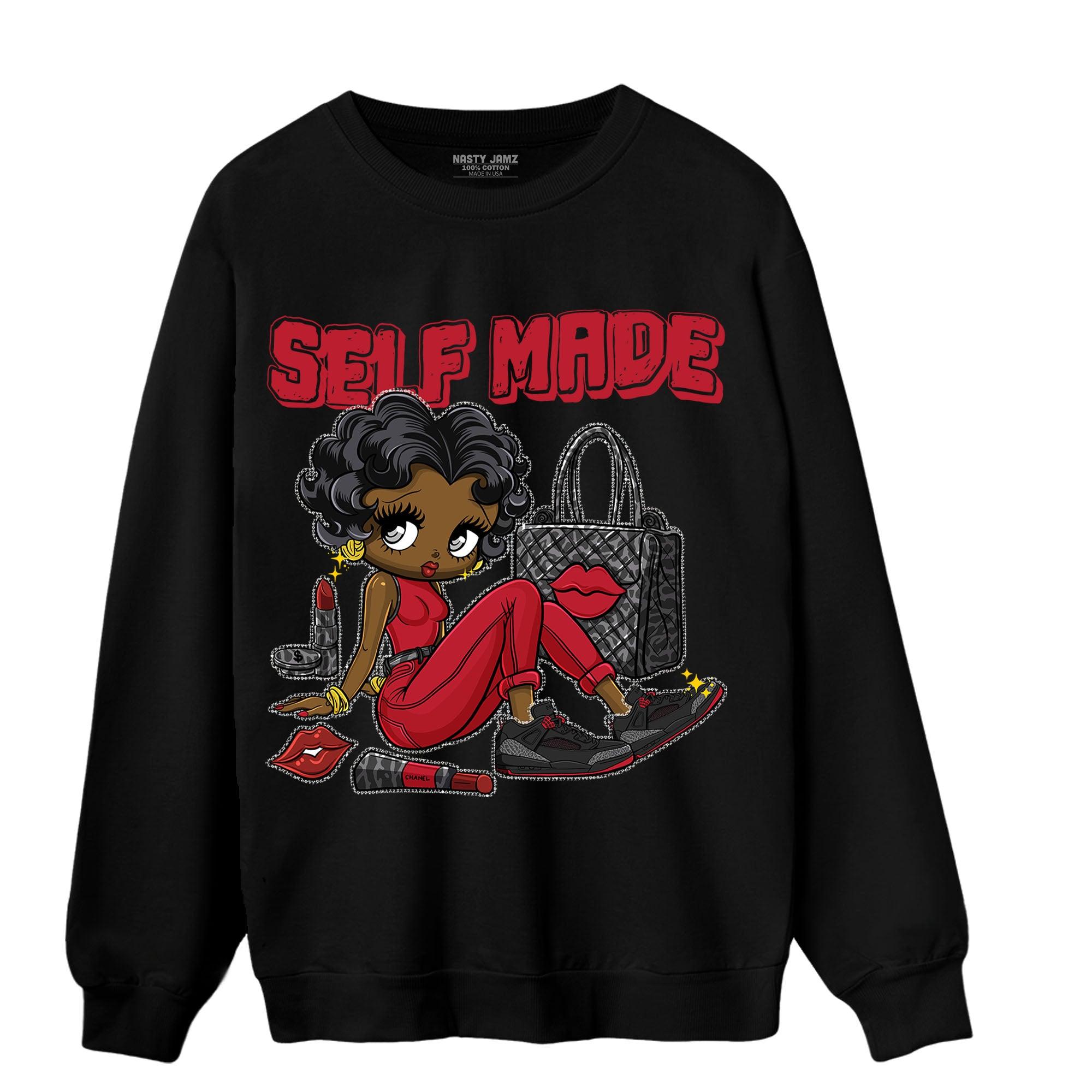 Spizike Low Bred Sweatshirt Match Sneaker Girl Selfmade - NastyJamz