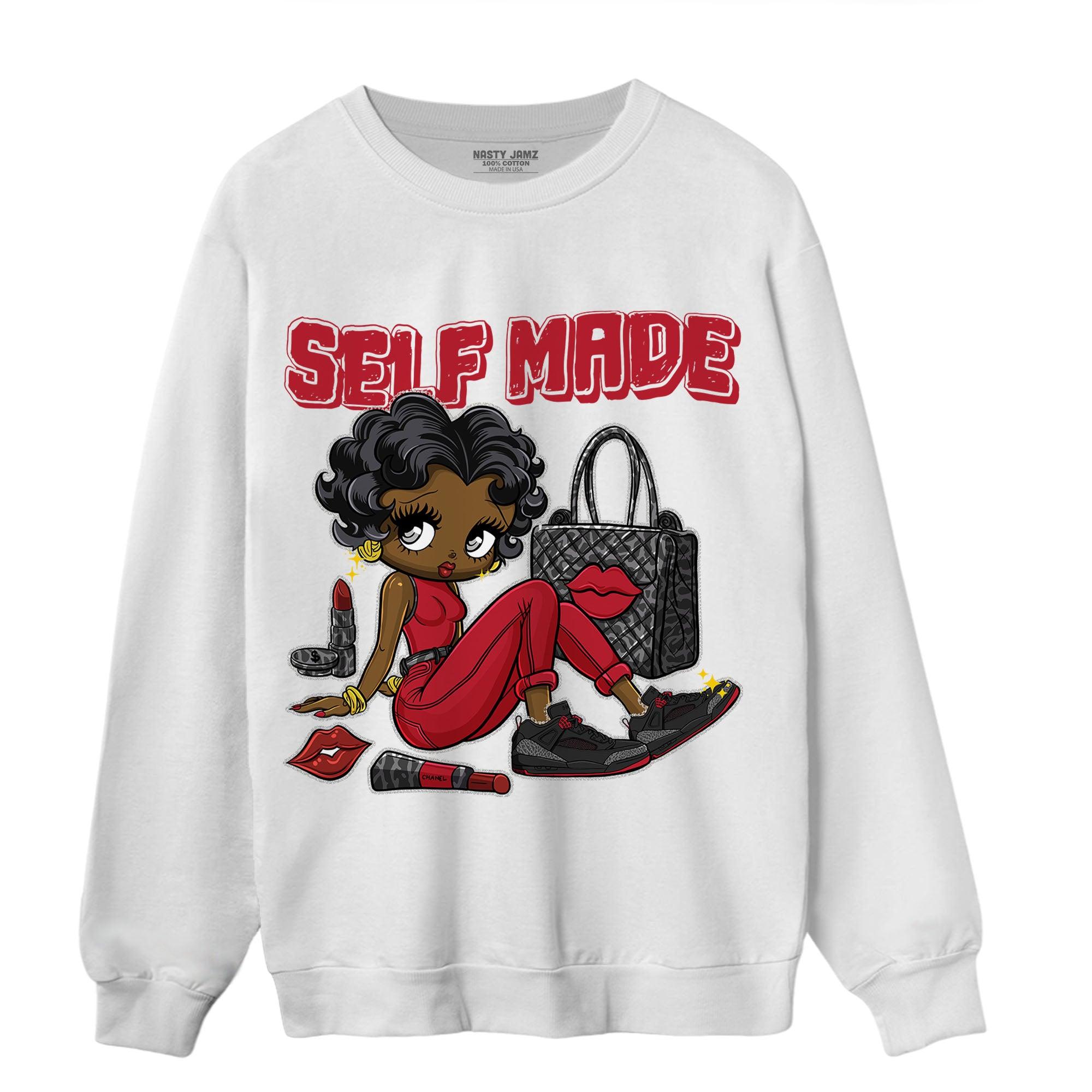 Spizike Low Bred Sweatshirt Match Sneaker Girl Selfmade - NastyJamz