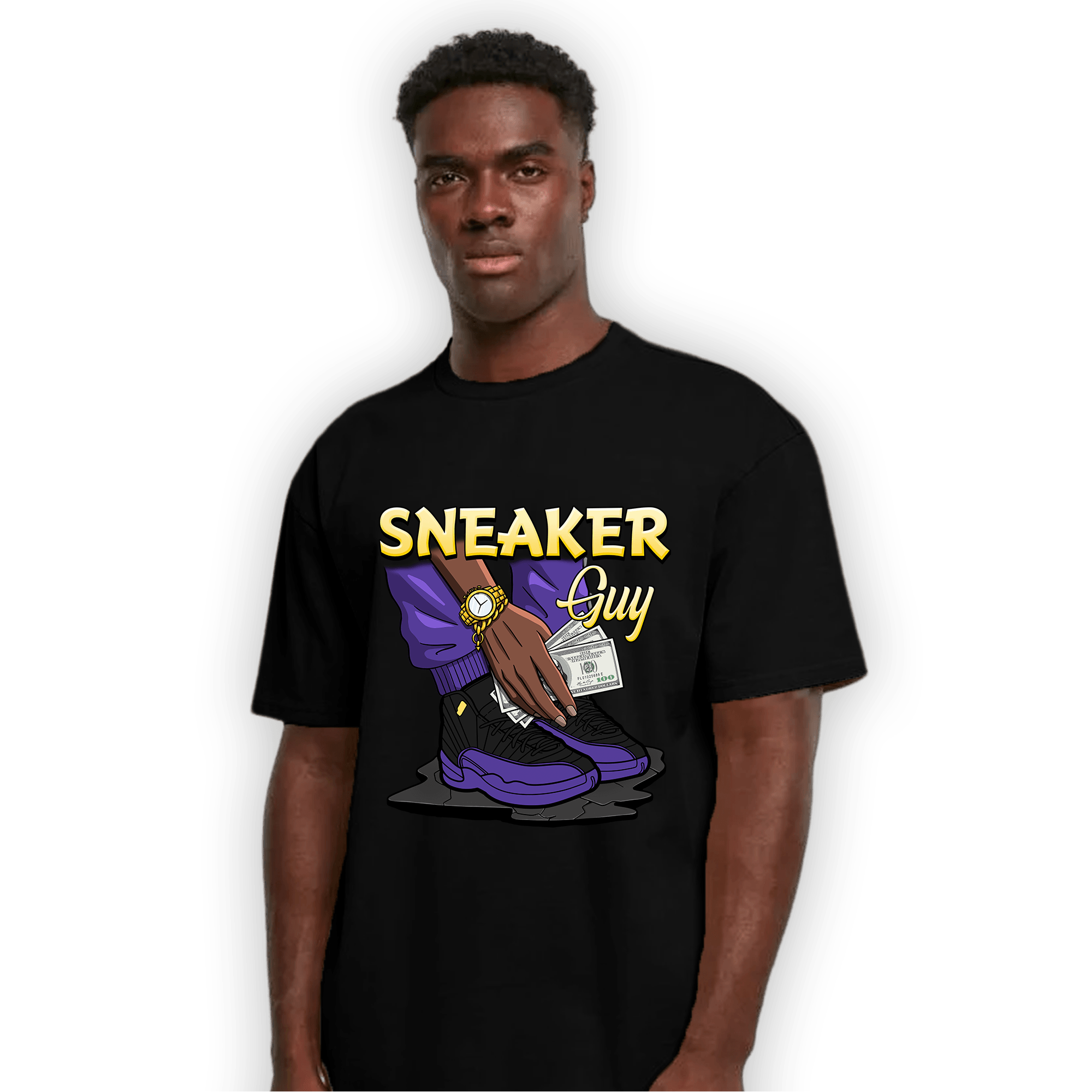 Field Purple 12s T Shirt Match Sneaker Guy - NastyJamz
