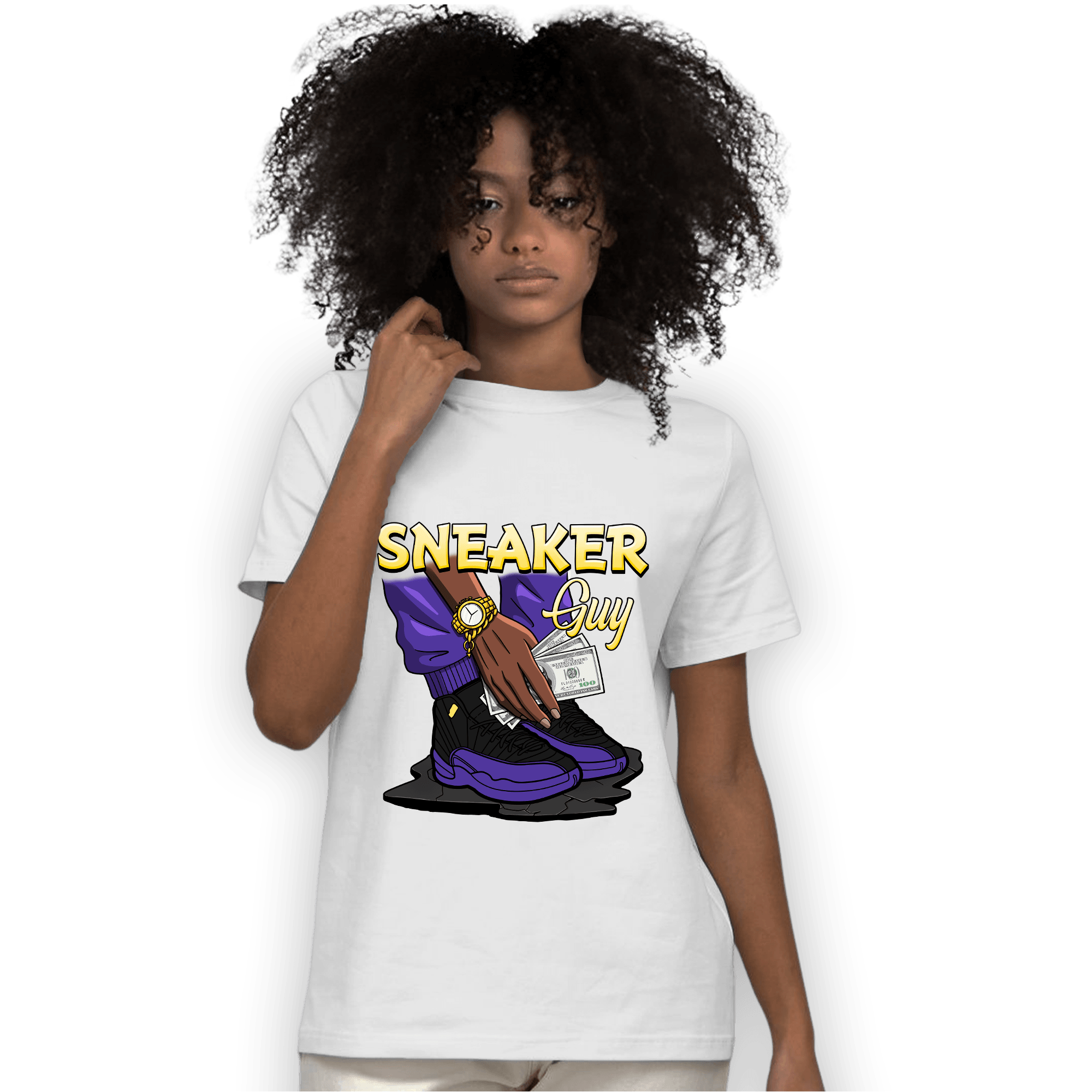 Field Purple 12s T Shirt Match Sneaker Guy - NastyJamz