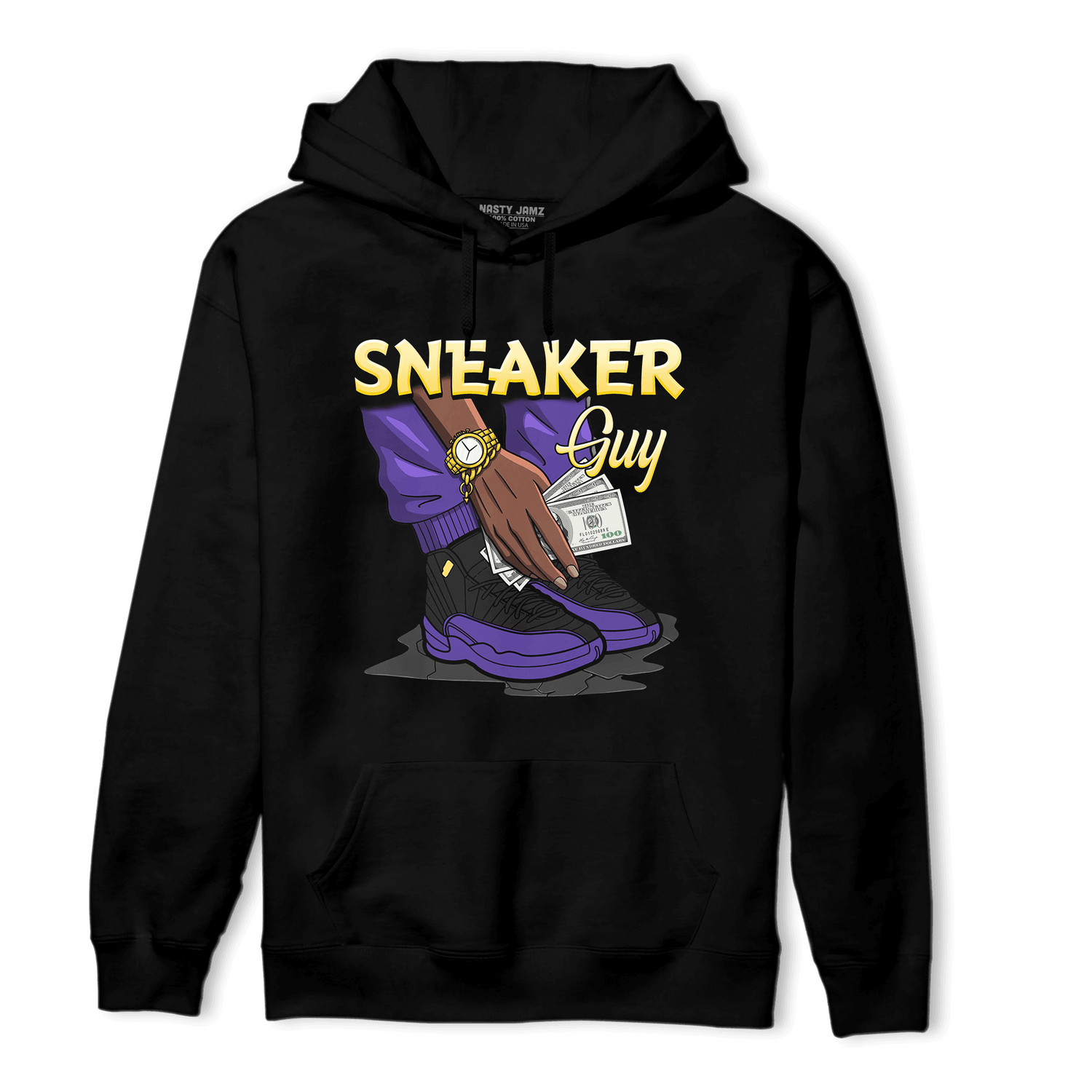 Field Purple 12s Hoodie Match Sneaker Guy - NastyJamz