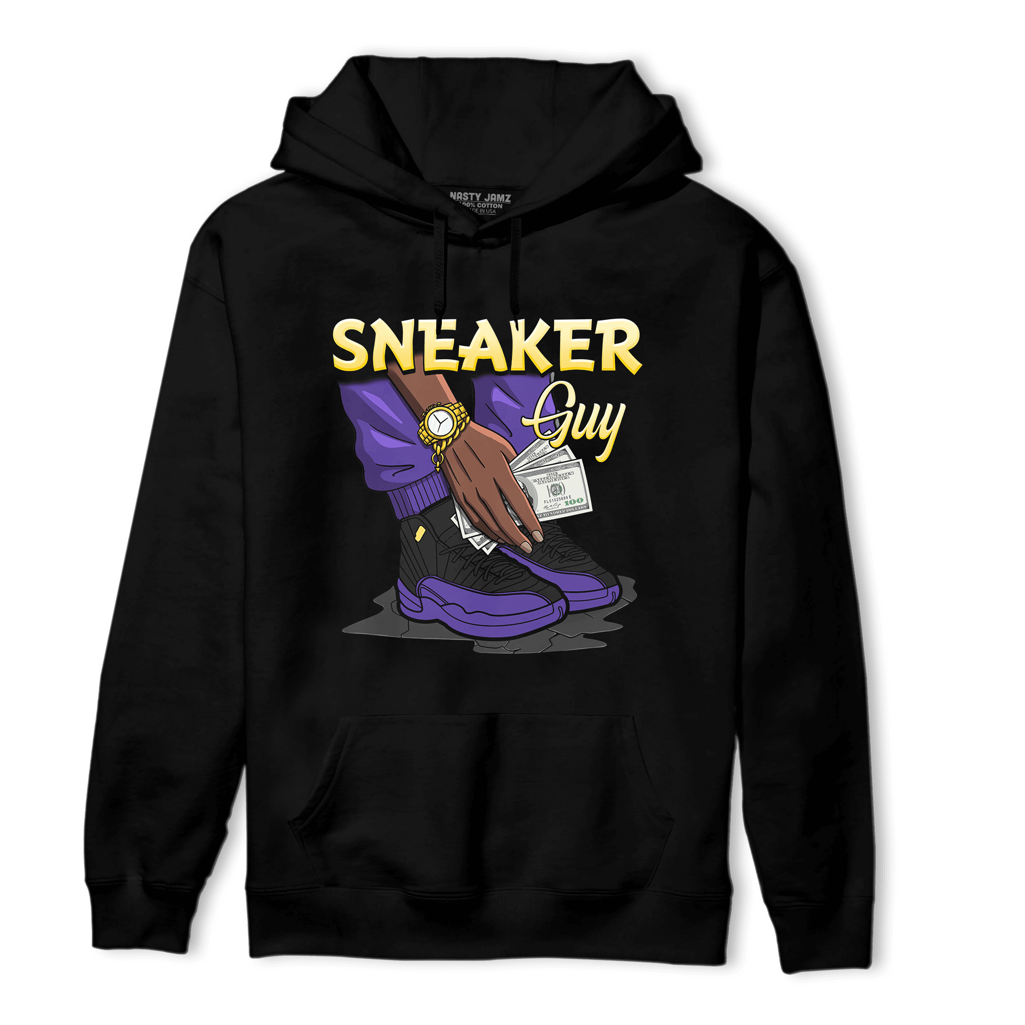 Field Purple 12s Hoodie Match Sneaker Guy - NastyJamz