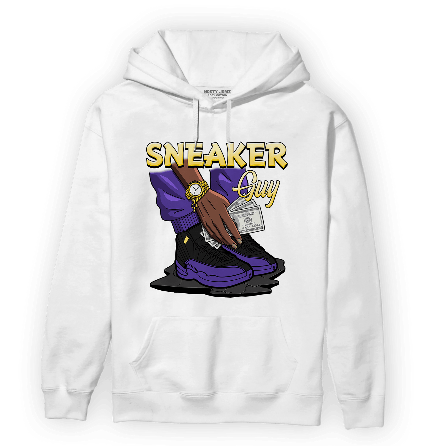 Field Purple 12s Hoodie Match Sneaker Guy - NastyJamz