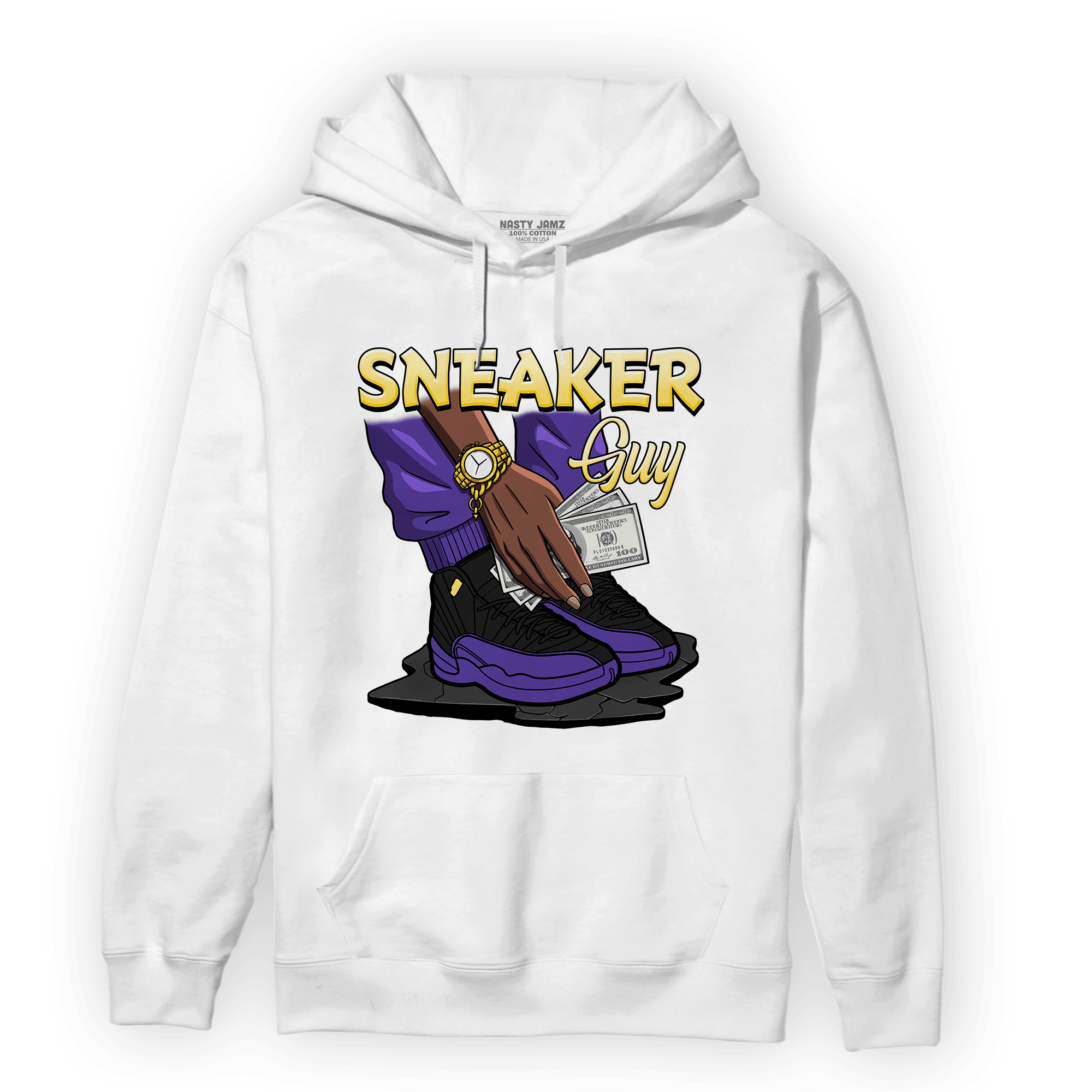 Field Purple 12s Hoodie Match Sneaker Guy - NastyJamz