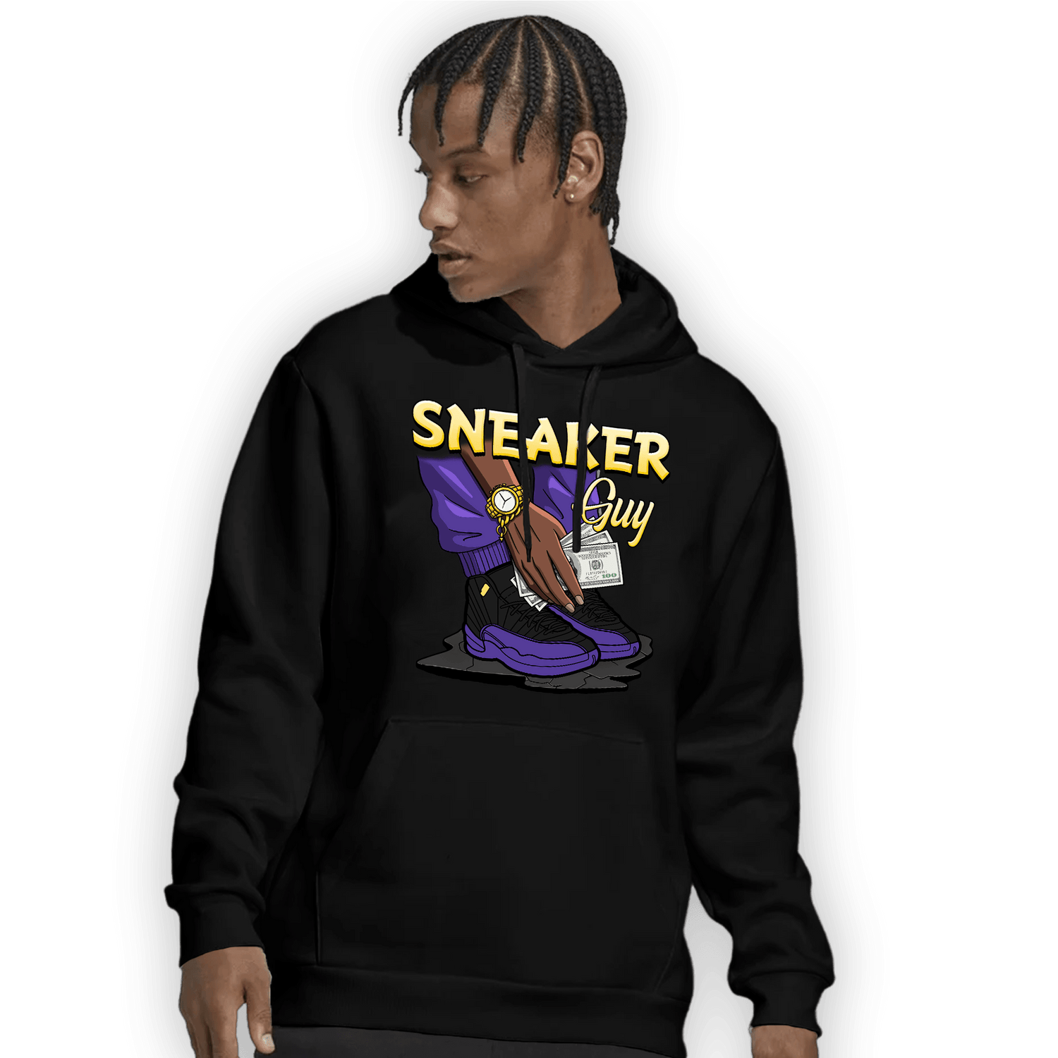 Field Purple 12s Hoodie Match Sneaker Guy - NastyJamz