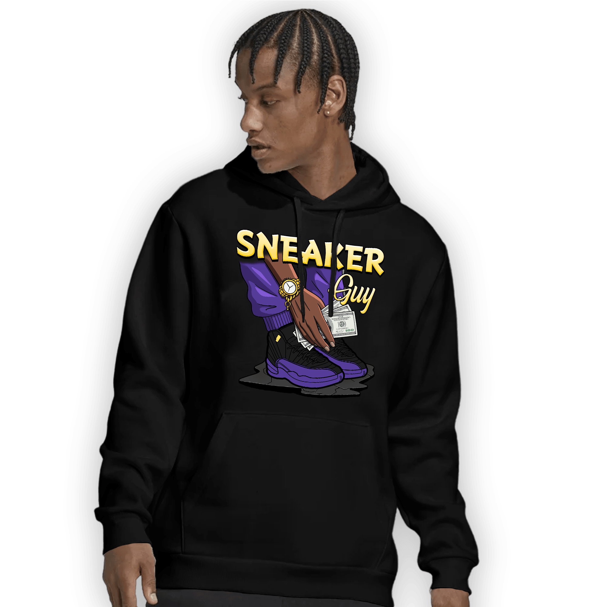 Field Purple 12s Hoodie Match Sneaker Guy - NastyJamz