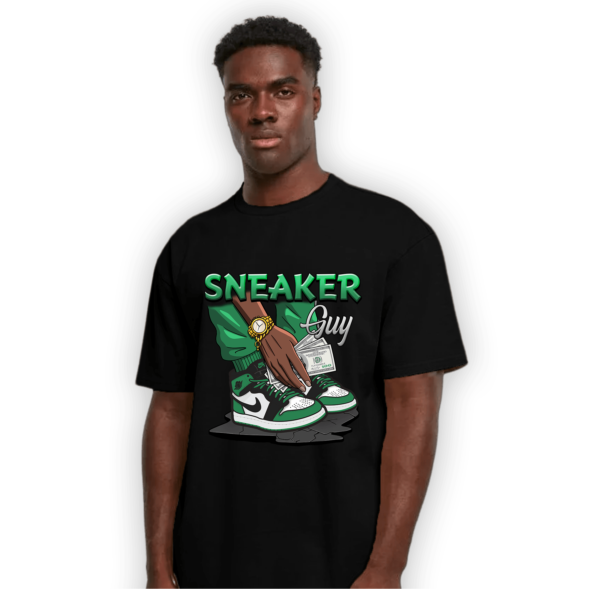 Celtic Lucky Green 1s T Shirt Match Sneaker Guy - NastyJamz
