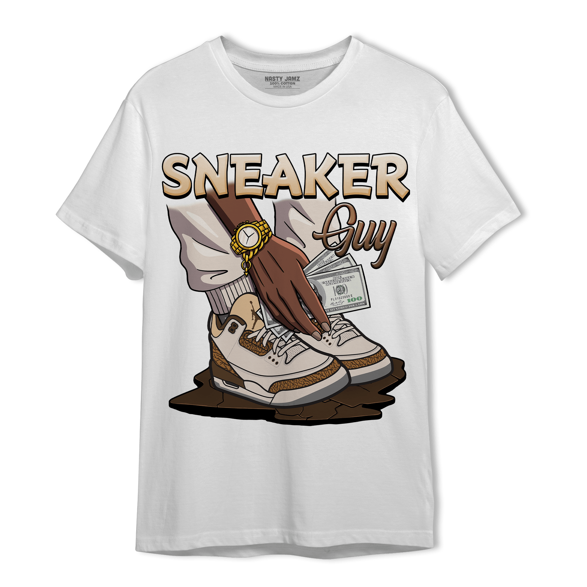 Palomino 3s T Shirt Match Sneaker Guy - NastyJamz
