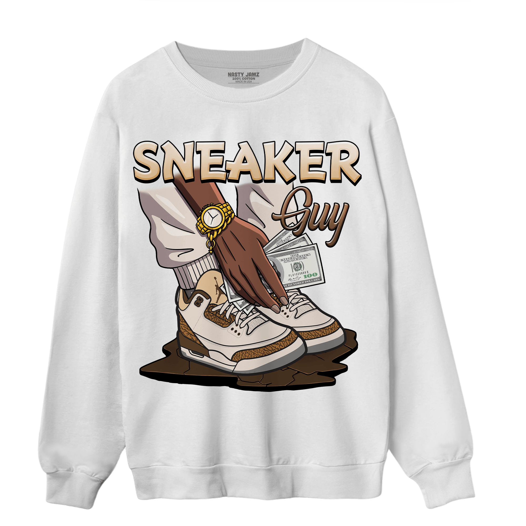 Palomino 3s Sweatshirt Match Sneaker Guy - NastyJamz
