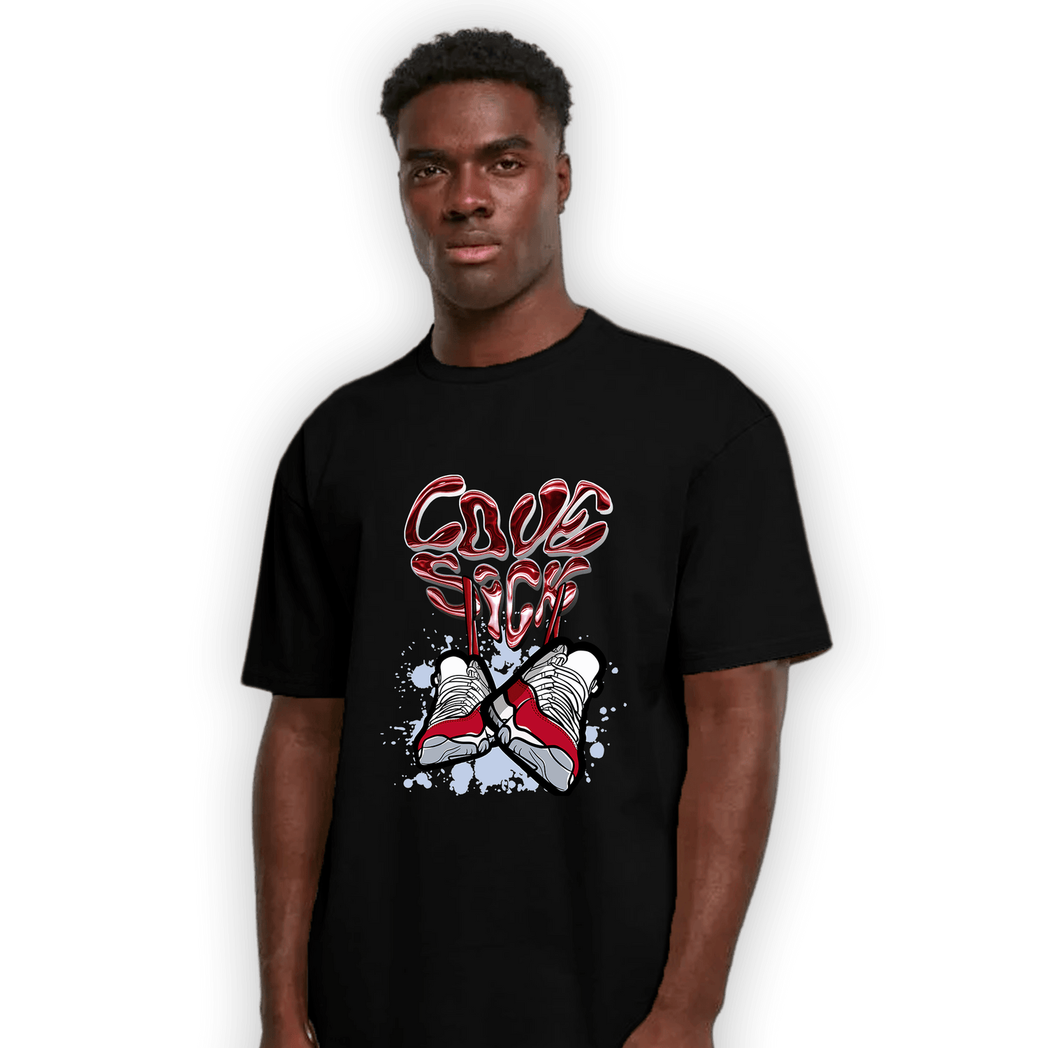 Cherry 11s T Shirt Match Sneaker Love Sick - NastyJamz