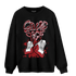 Cherry 12s Sweatshirt Match Sneaker Love Sick - NastyJamz
