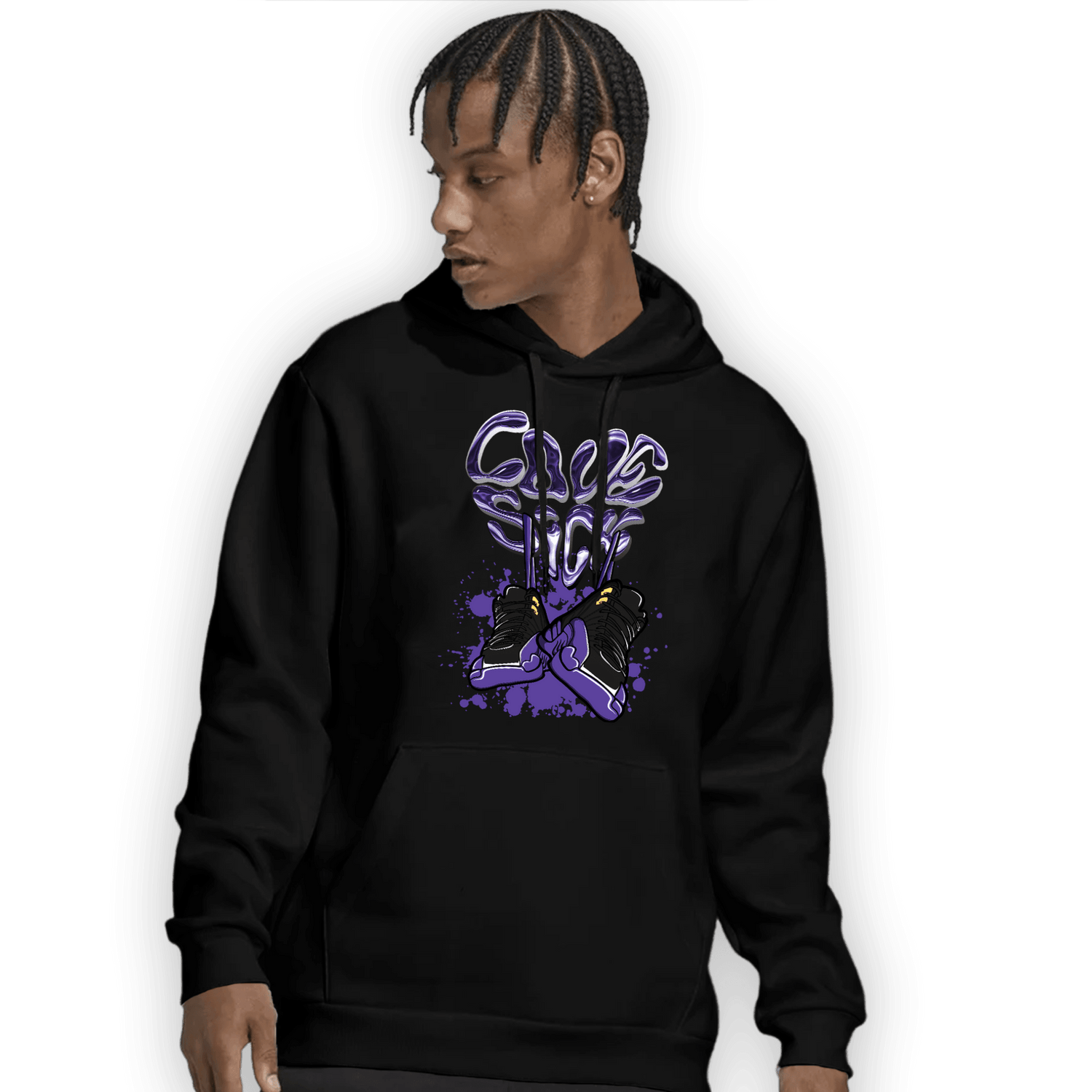 Field Purple 12s Hoodie Match Sneaker Love Sick - NastyJamz