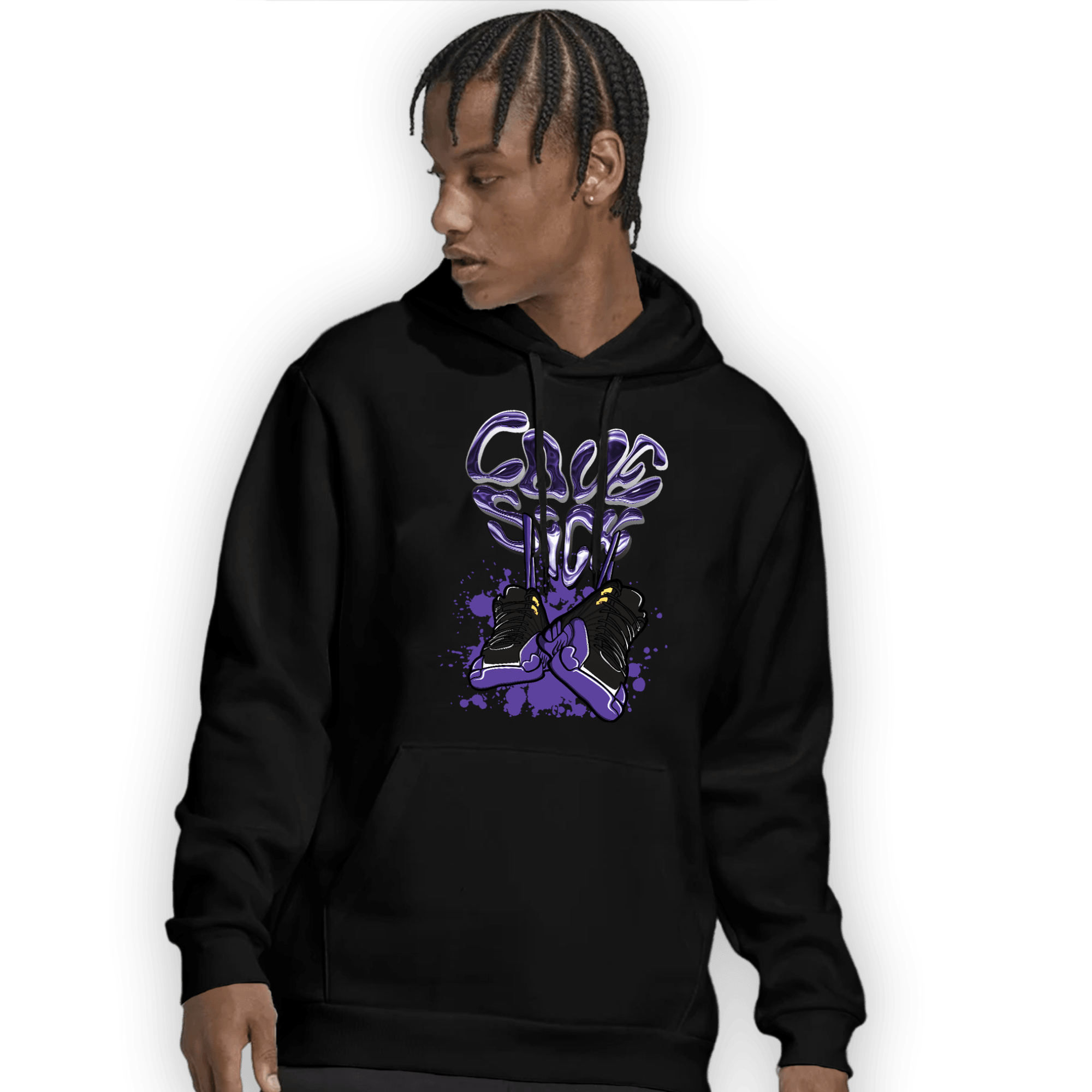 Field Purple 12s Hoodie Match Sneaker Love Sick - NastyJamz