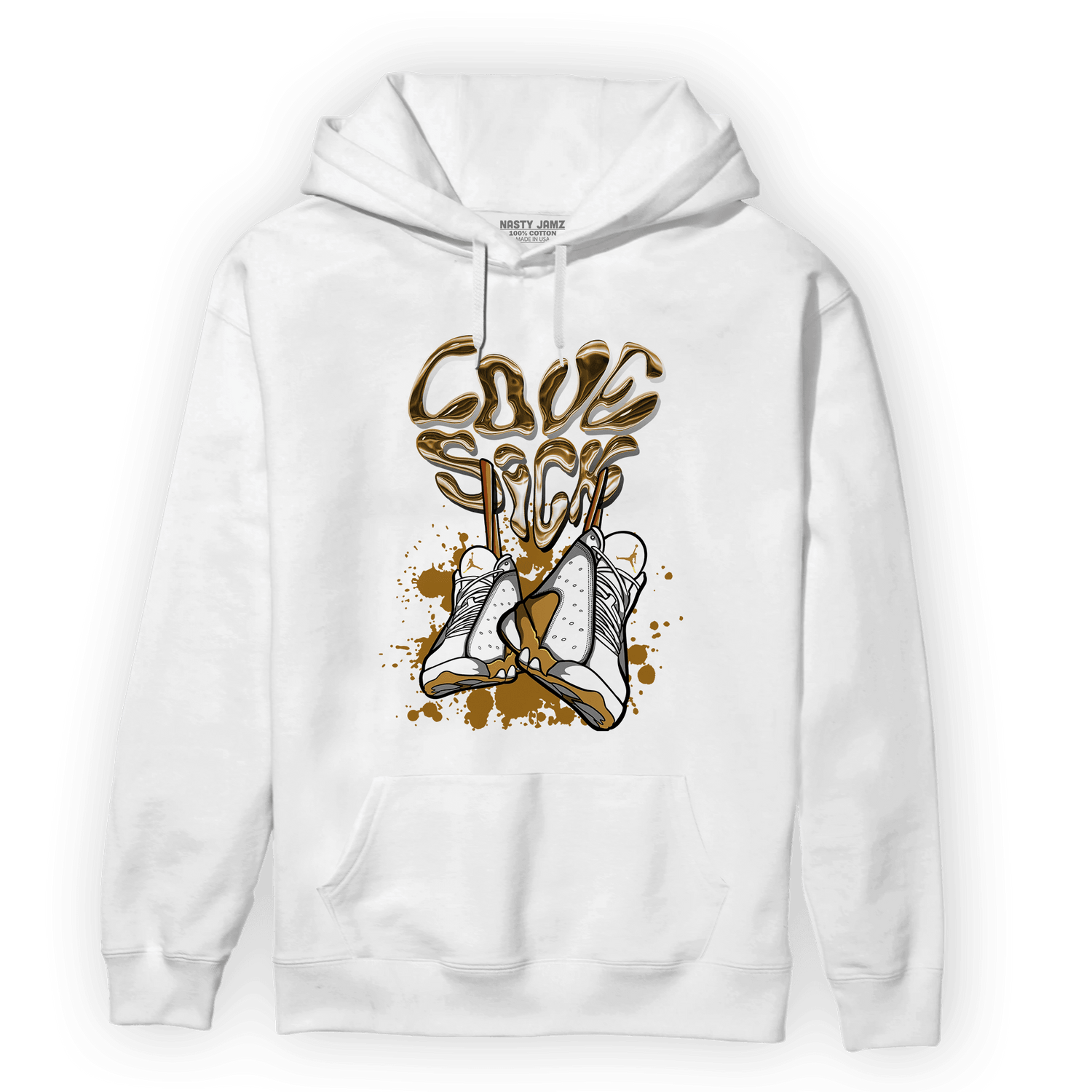 Wheat 13s Hoodie Match Sneaker Love Sick - NastyJamz