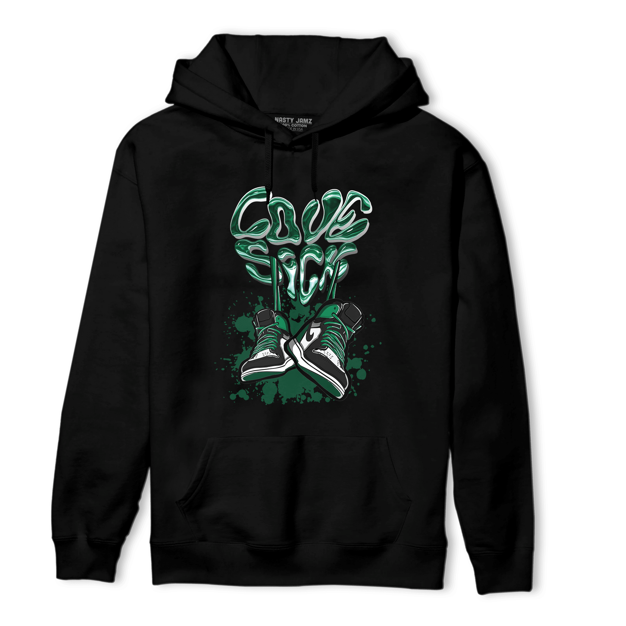 Celtic Lucky Green 1s Hoodie Match Sneaker Love Sick - NastyJamz