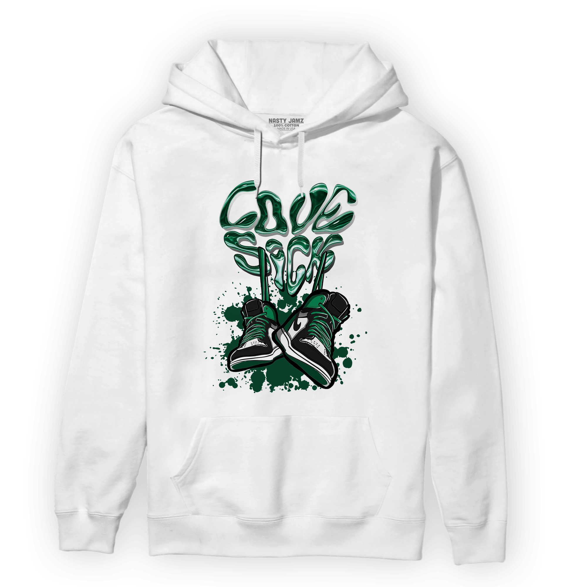 Celtic Lucky Green 1s Hoodie Match Sneaker Love Sick - NastyJamz
