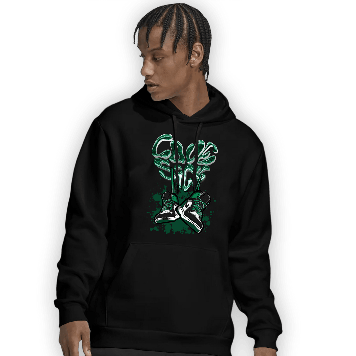 Celtic Lucky Green 1s Hoodie Match Sneaker Love Sick - NastyJamz