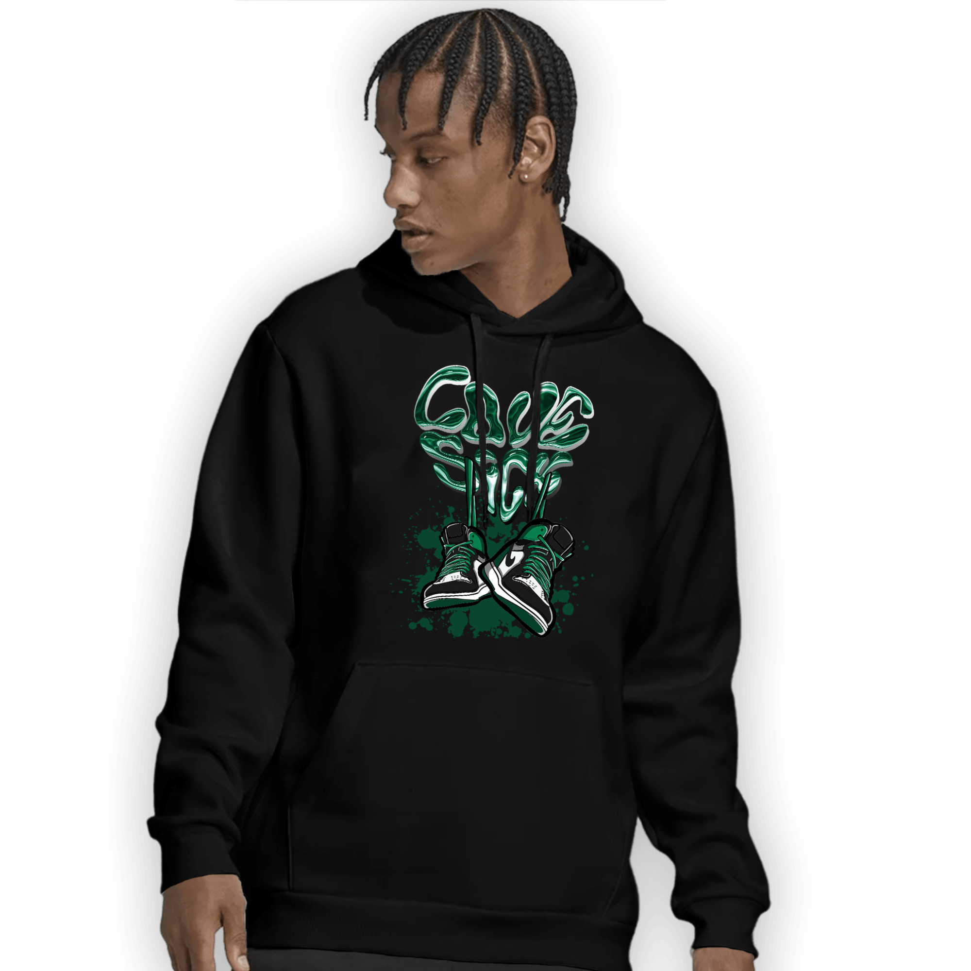 Celtic Lucky Green 1s Hoodie Match Sneaker Love Sick - NastyJamz