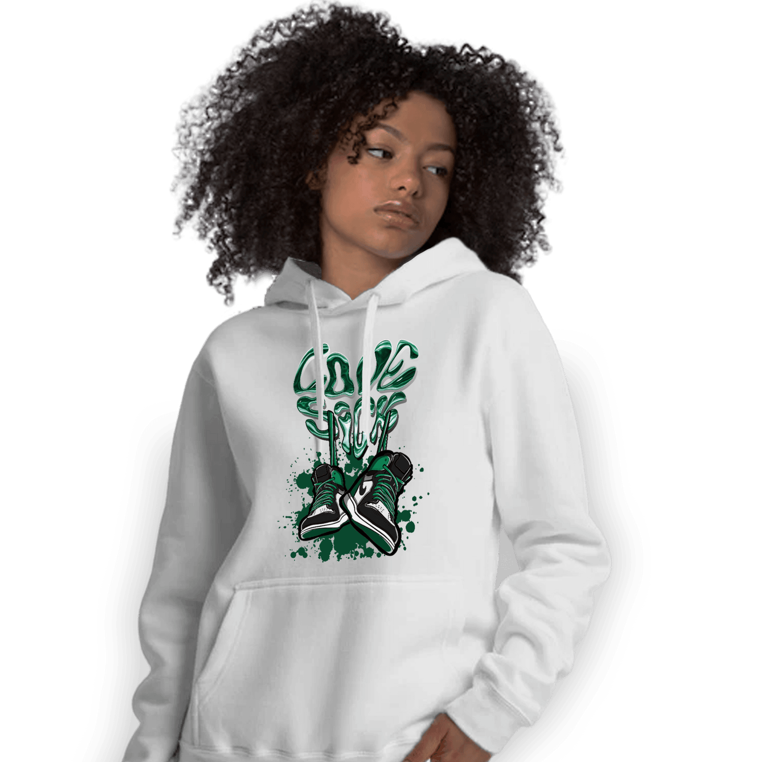 Celtic Lucky Green 1s Hoodie Match Sneaker Love Sick - NastyJamz