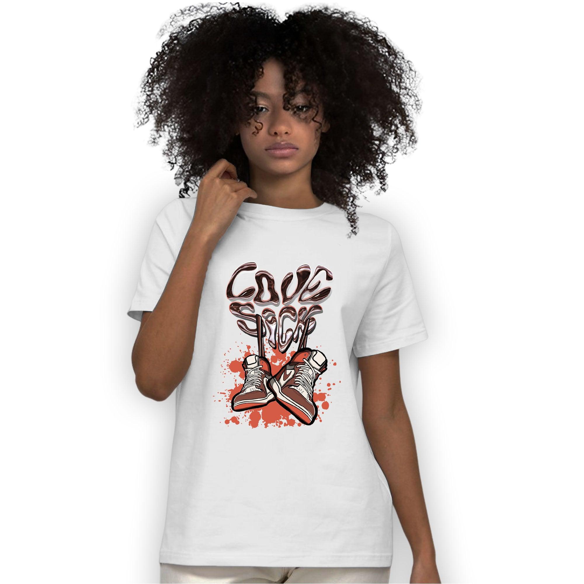 High OG Dusted Clay 1s T Shirt Match Sneaker Love Sick - NastyJamz