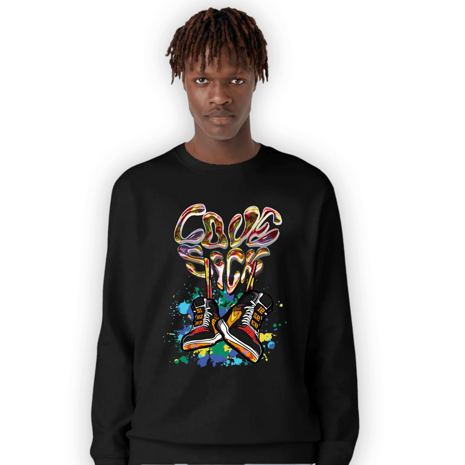 Mid GS Six Championships 1s Sweatshirt Match Sneaker Love Sick - NastyJamz