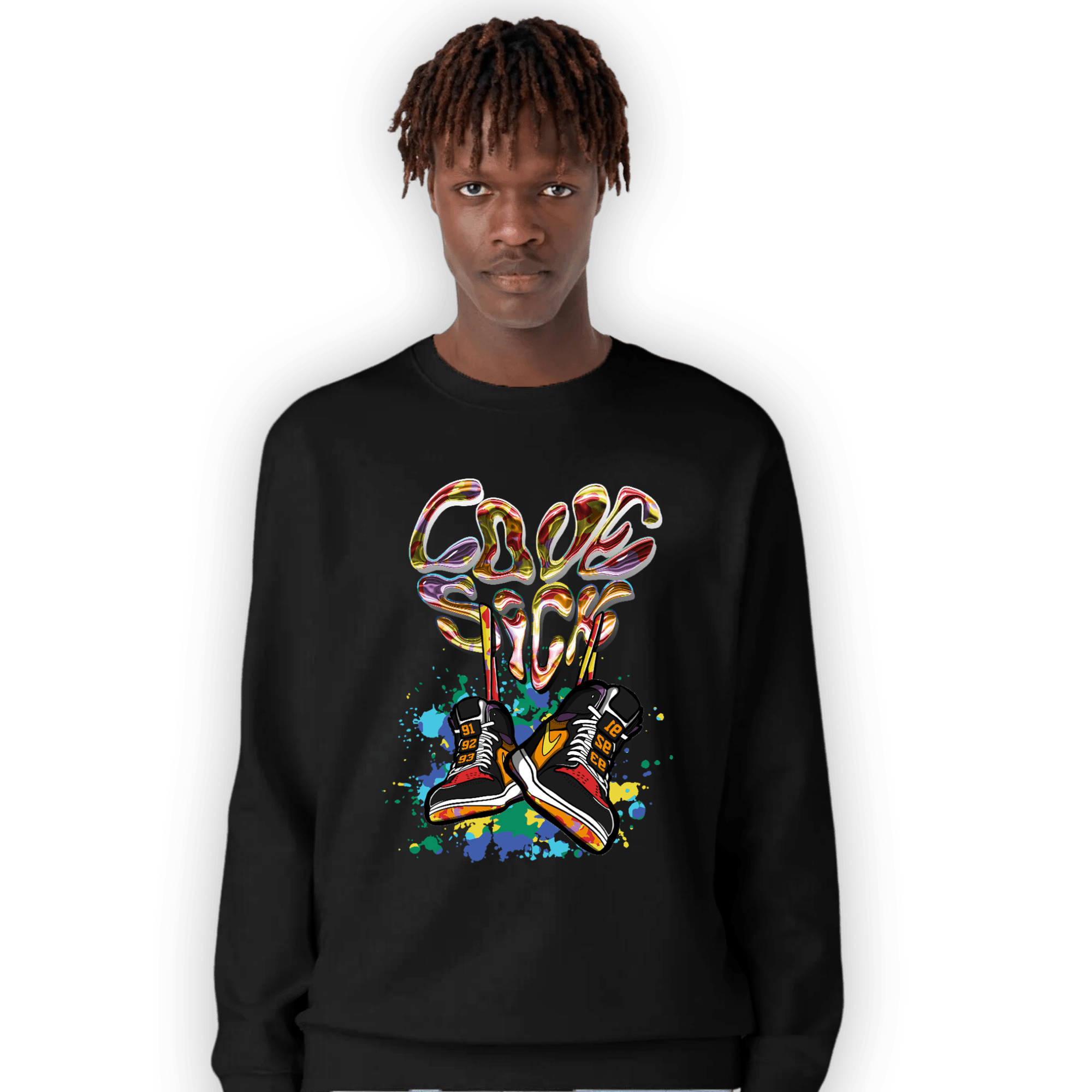 Mid GS Six Championships 1s Sweatshirt Match Sneaker Love Sick - NastyJamz