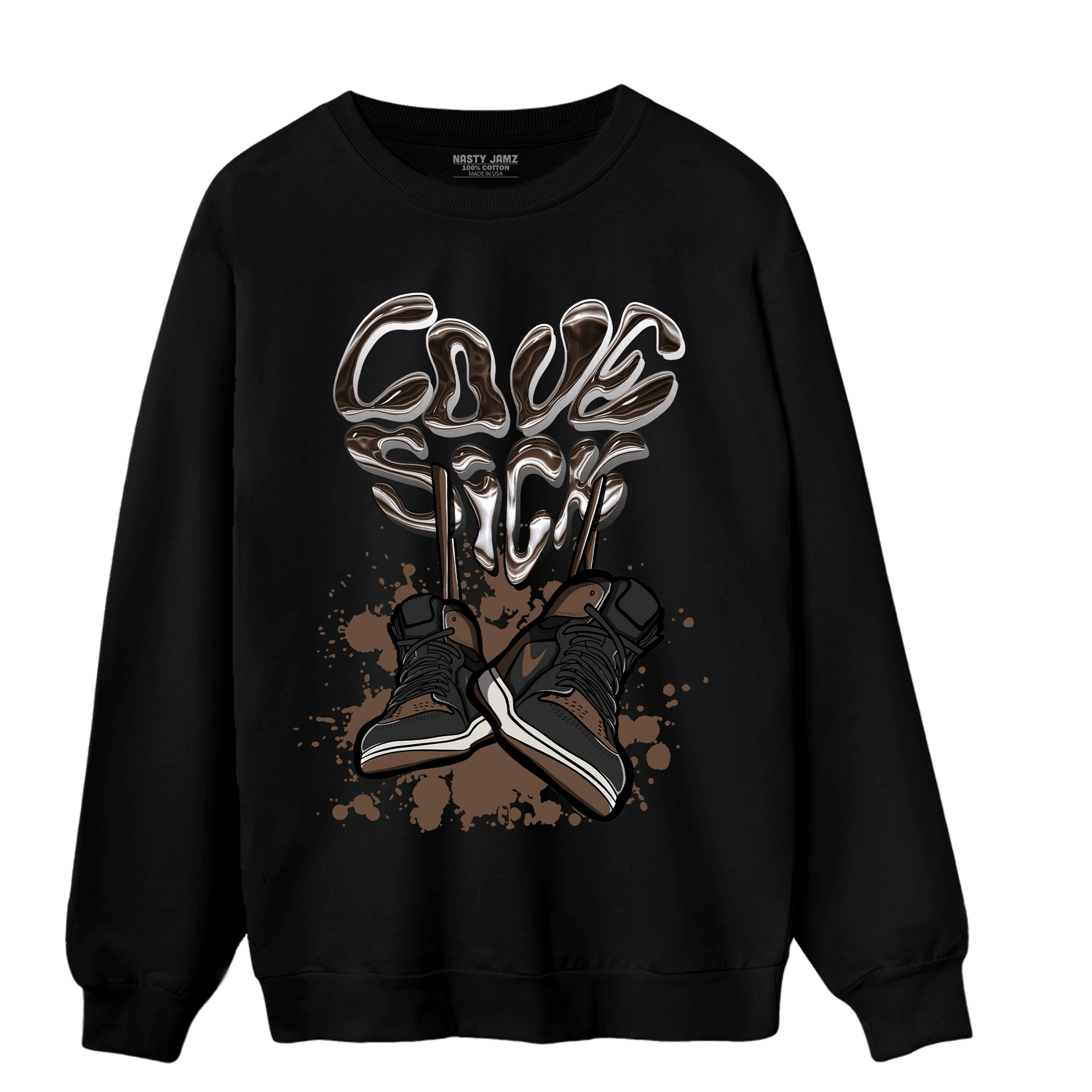 Palomino 1s Sweatshirt Match Sneaker Love Sick - NastyJamz